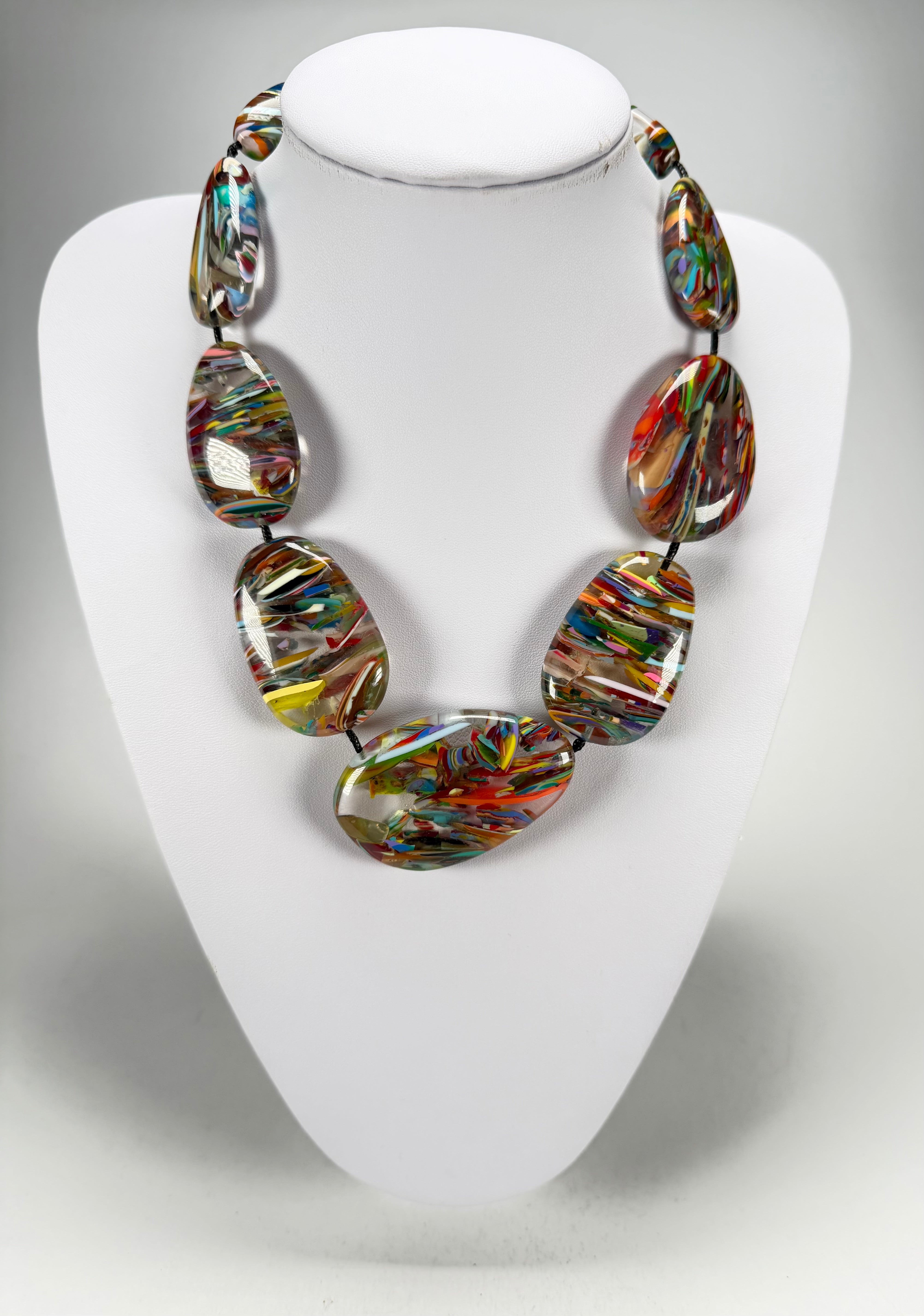 Sobral - Baru "Lisi Efeitos" Resin Necklace ( 004578 )