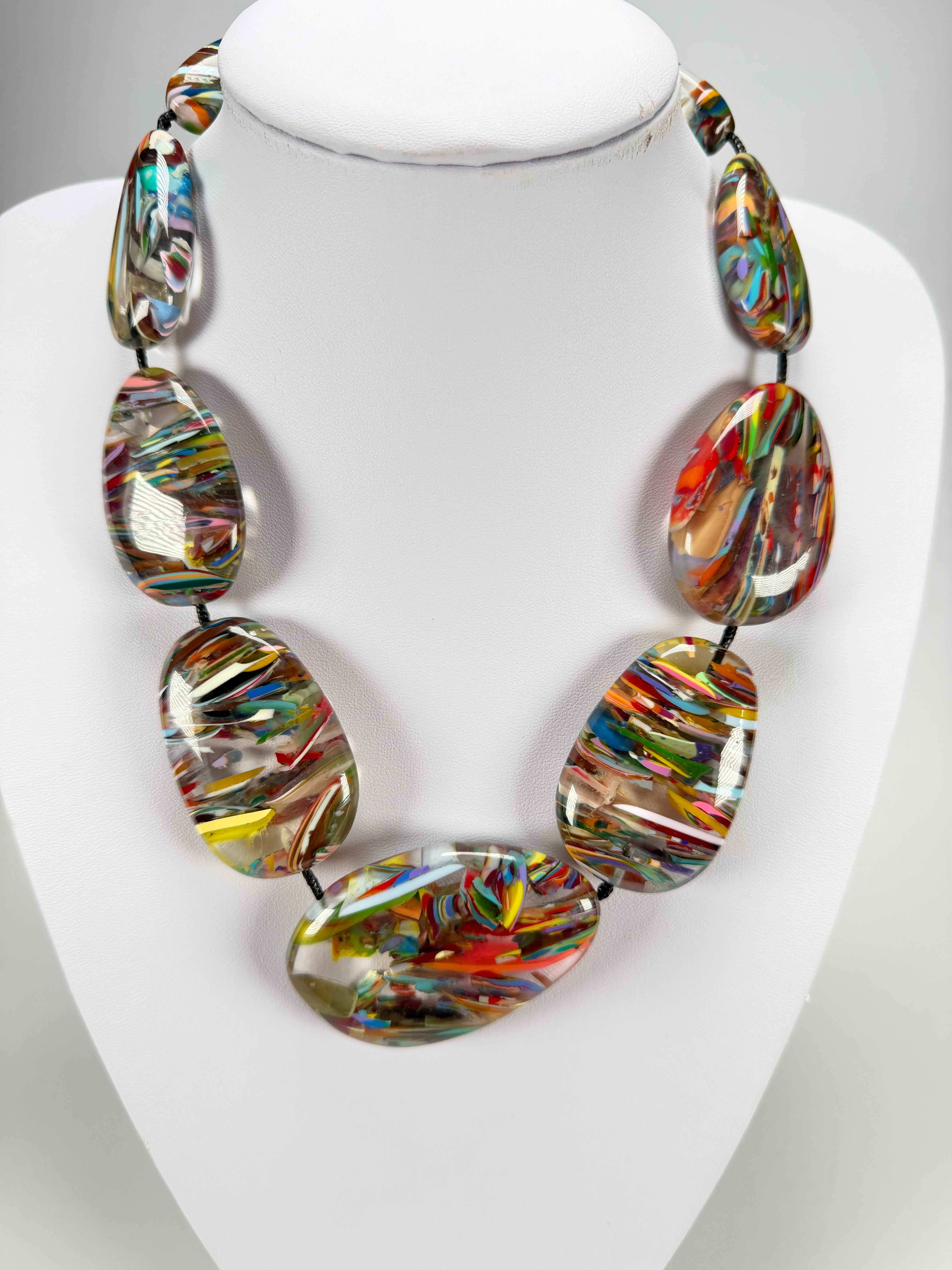 Sobral - Baru "Lisi Efeitos" Resin Necklace ( 004578 )