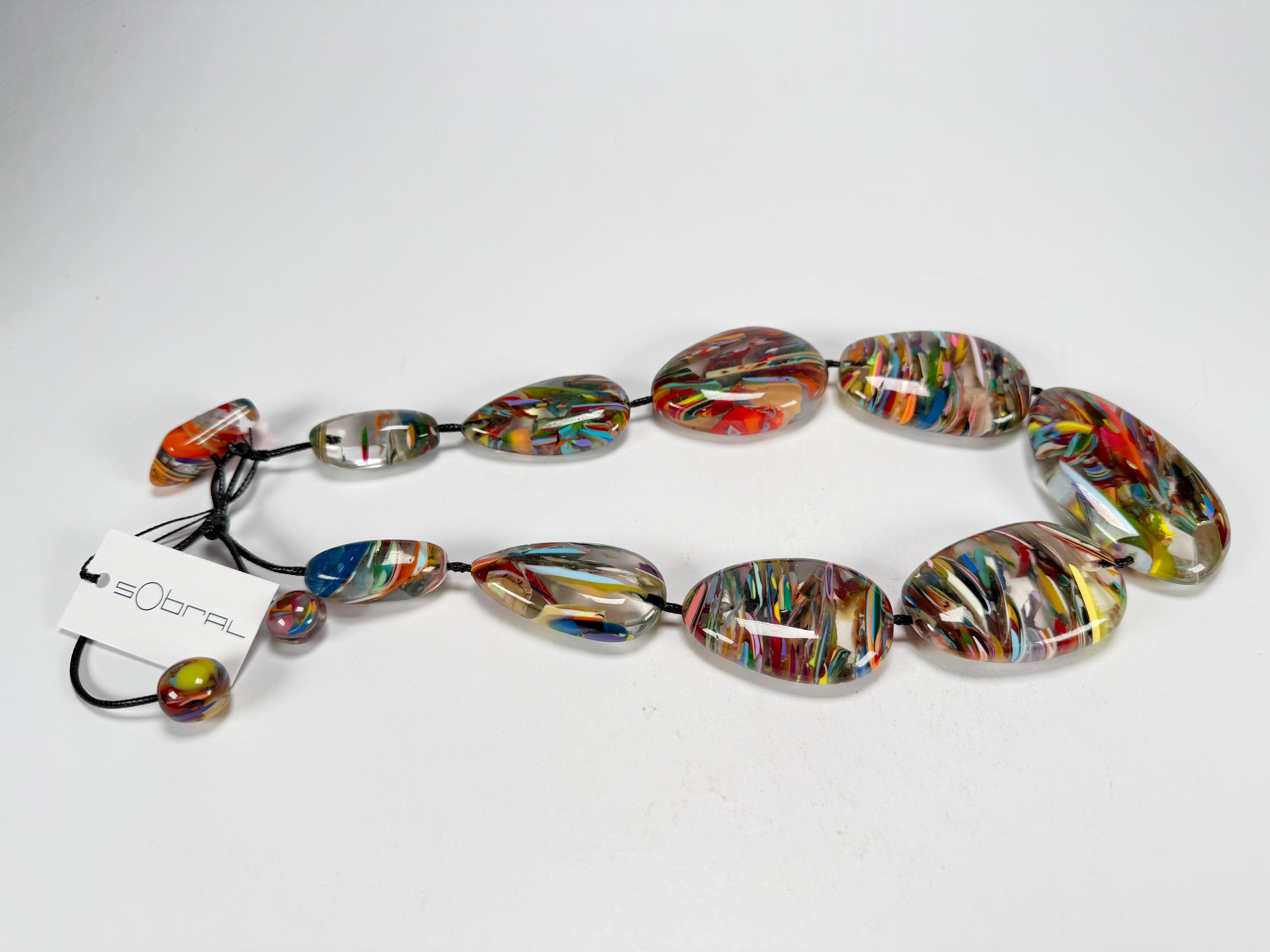Sobral - Baru "Lisi Efeitos" Resin Necklace ( 004578 )