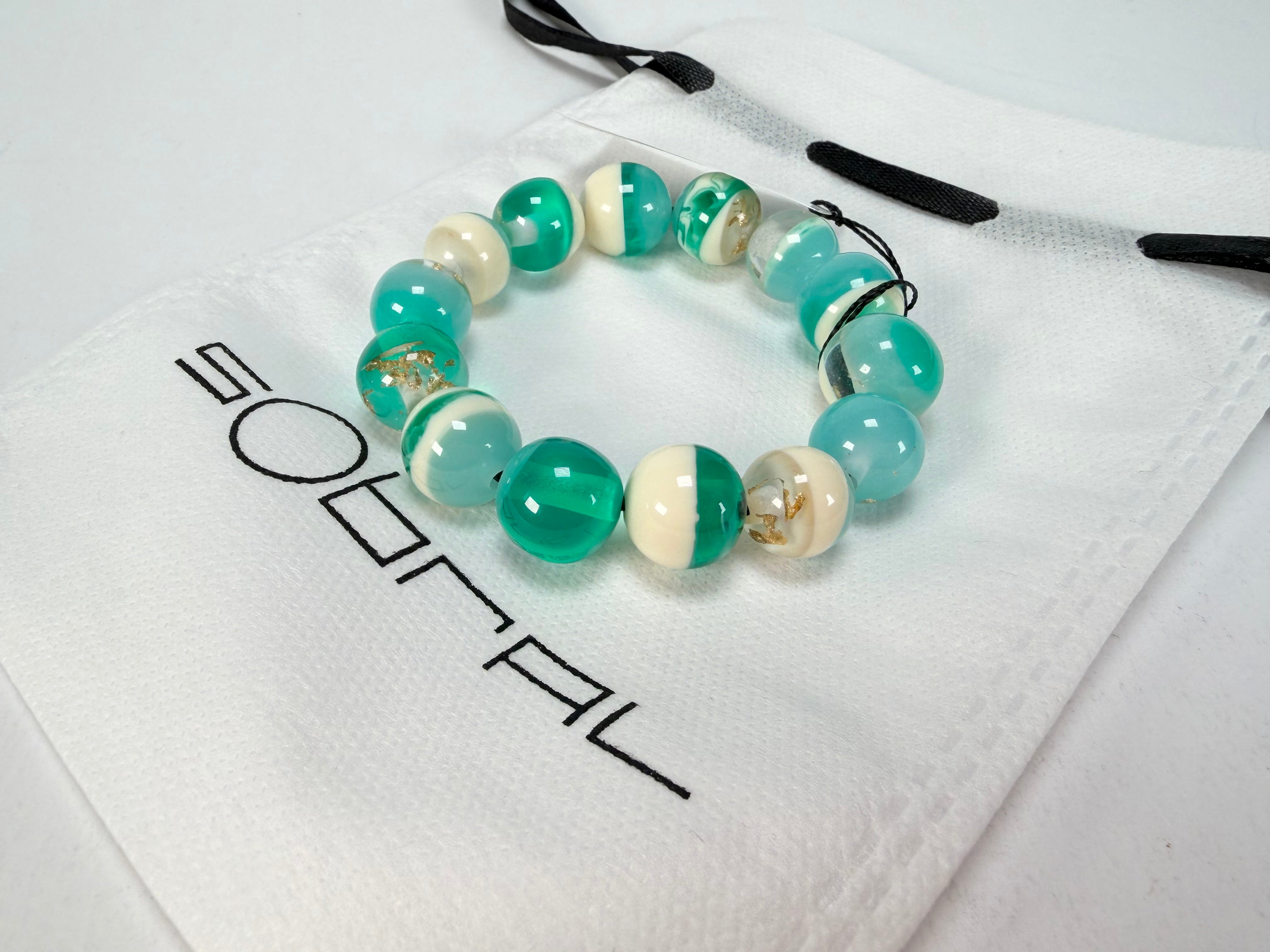 Sobral - Planets "Orbitalis" Neptune Elasticated Resin Bracelet ( 005454 )