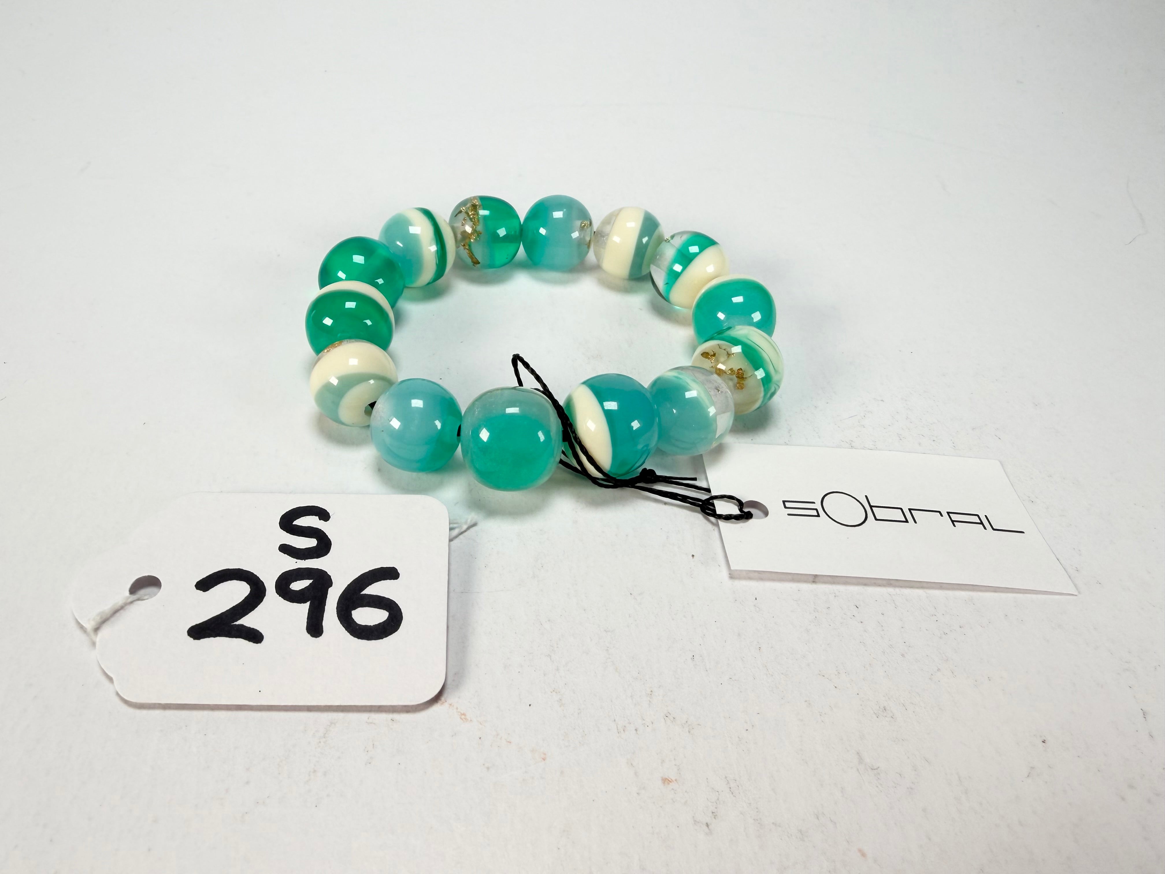 Sobral - Planets "Orbitalis" Neptune Elasticated Resin Bracelet ( 005454 )