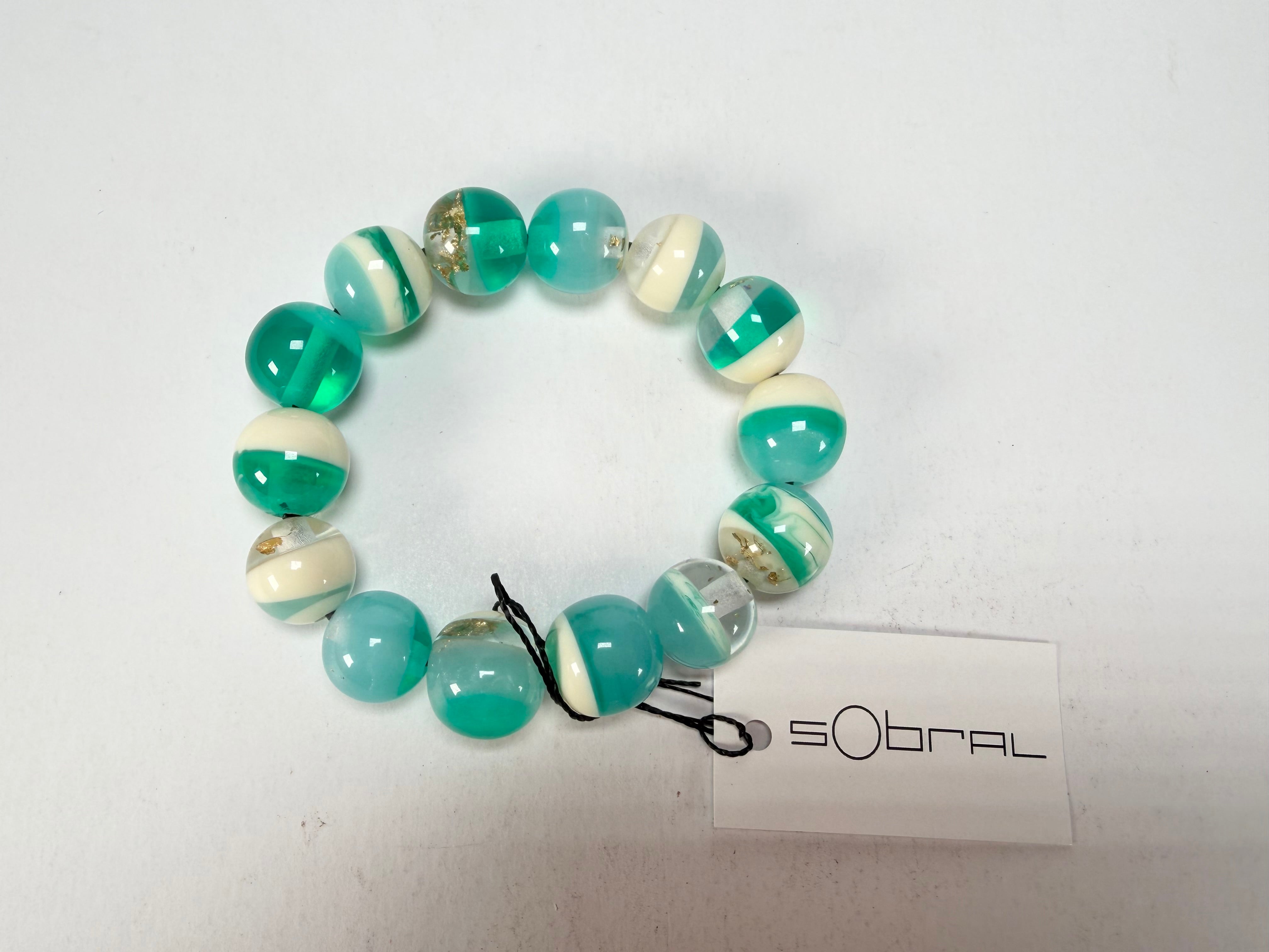 Sobral - Planets "Orbitalis" Neptune Elasticated Resin Bracelet ( 005454 )
