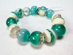 Sobral - Planets "Orbitalis" Neptune Elasticated Resin Bracelet ( 005454 )