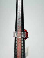 Sobral - Roses "Dukat" Resin Ring ( 004562 ) - Size UK O / US 7