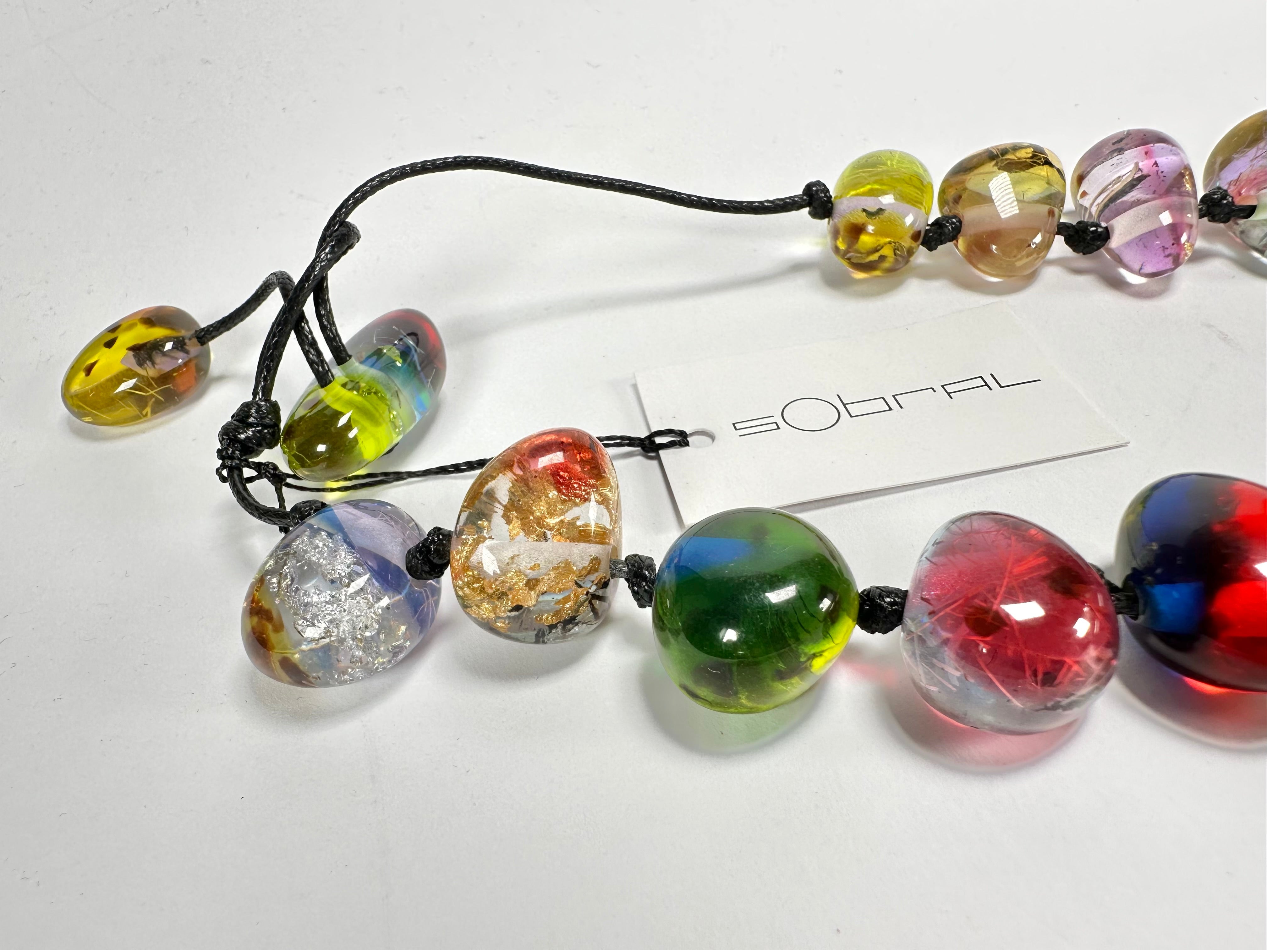 Sobral - Sobralita "Wave" Resin Necklace ( 005327 )