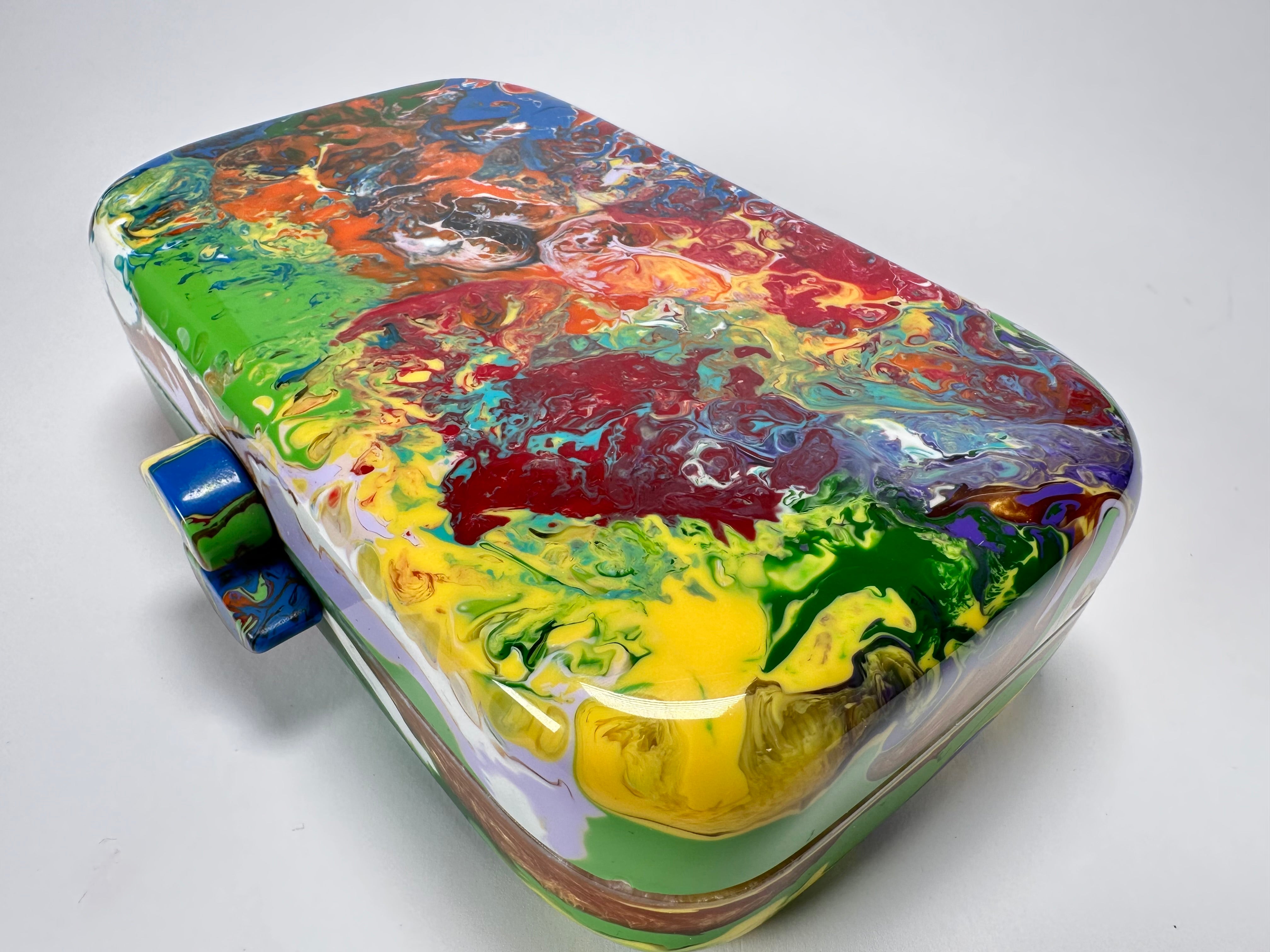 Sobral - Multi-Colour "Linda Purse" Pollock Resin Clutch Bag ( 005290 )