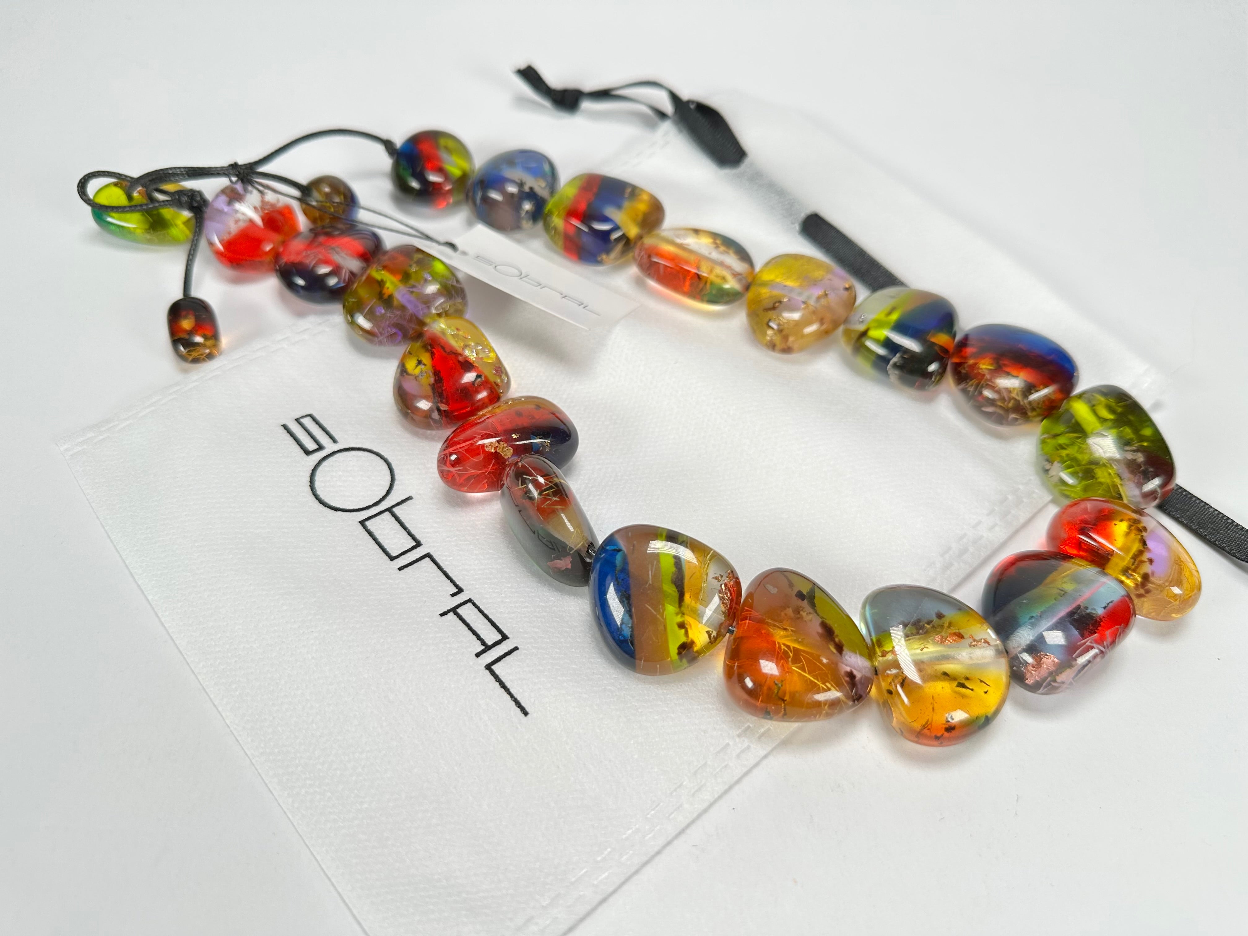 Sobral - Sobralita "Studio Pebbles" Resin Necklace ( 005224 )