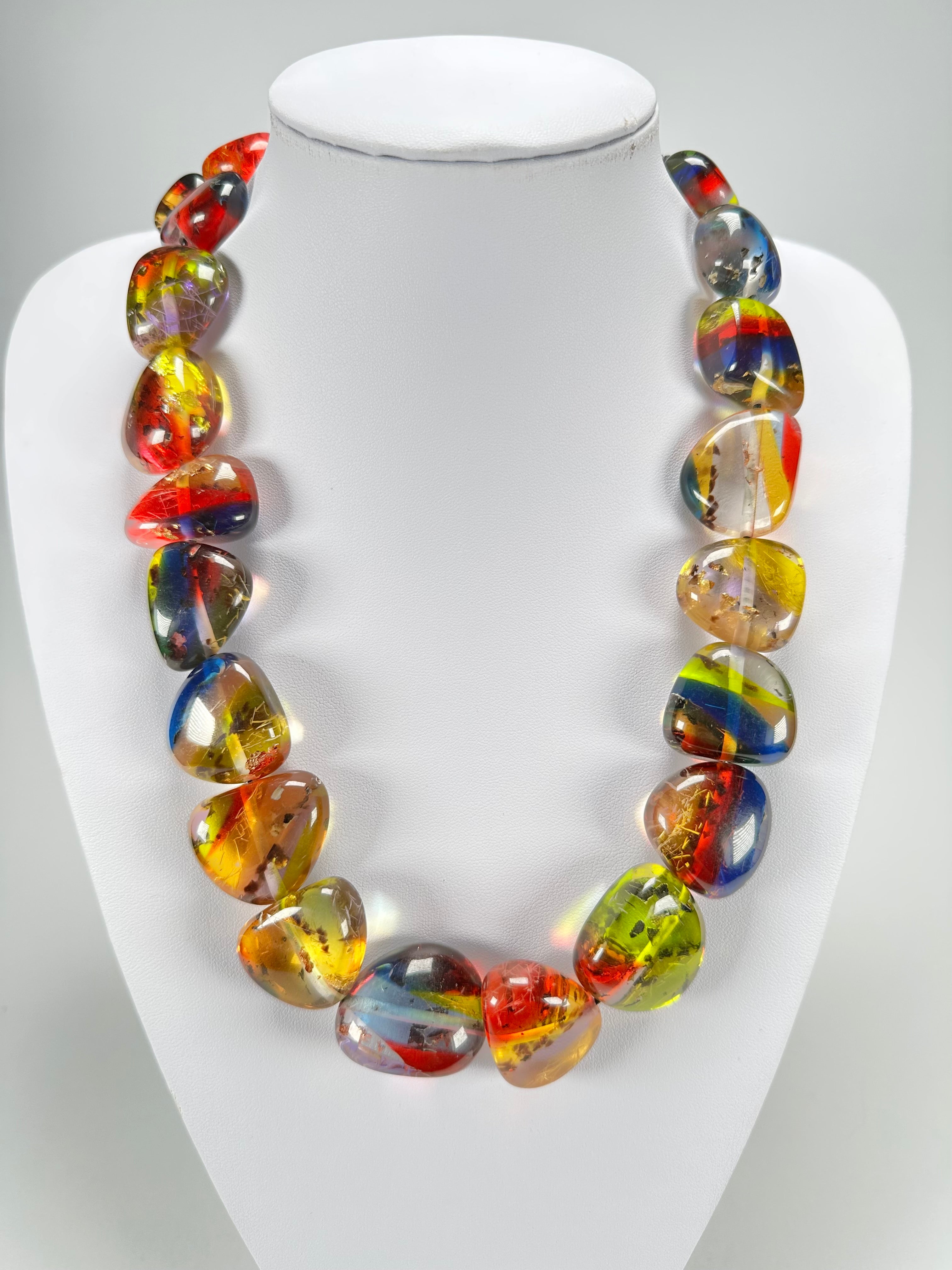 Sobral - Sobralita "Studio Pebbles" Resin Necklace ( 005224 )