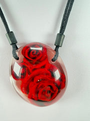 Sobral - Roses "Vega" Resin Necklace ( 003848 )