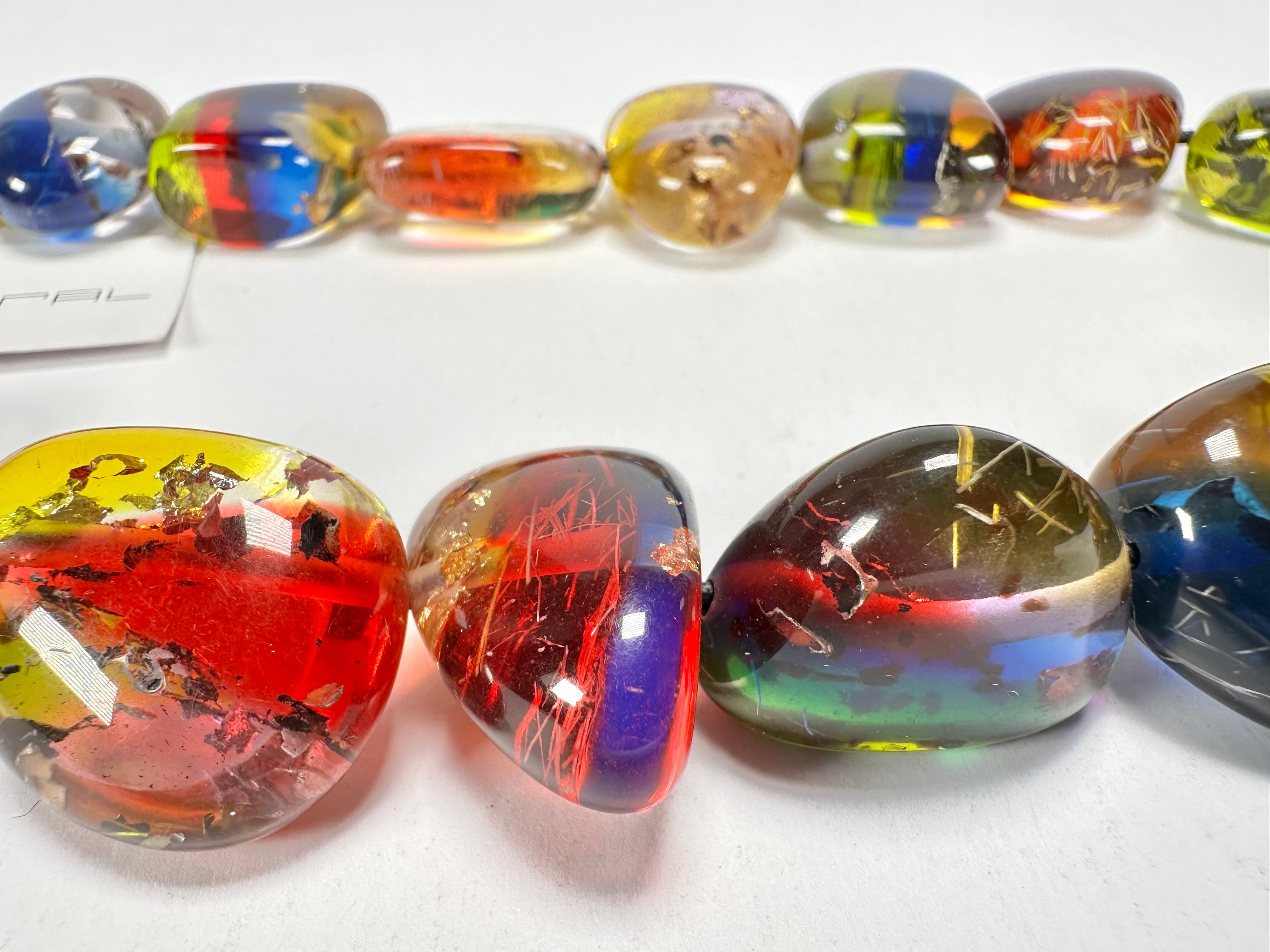 Sobral - Sobralita "Studio Pebbles" Resin Necklace ( 005224 )