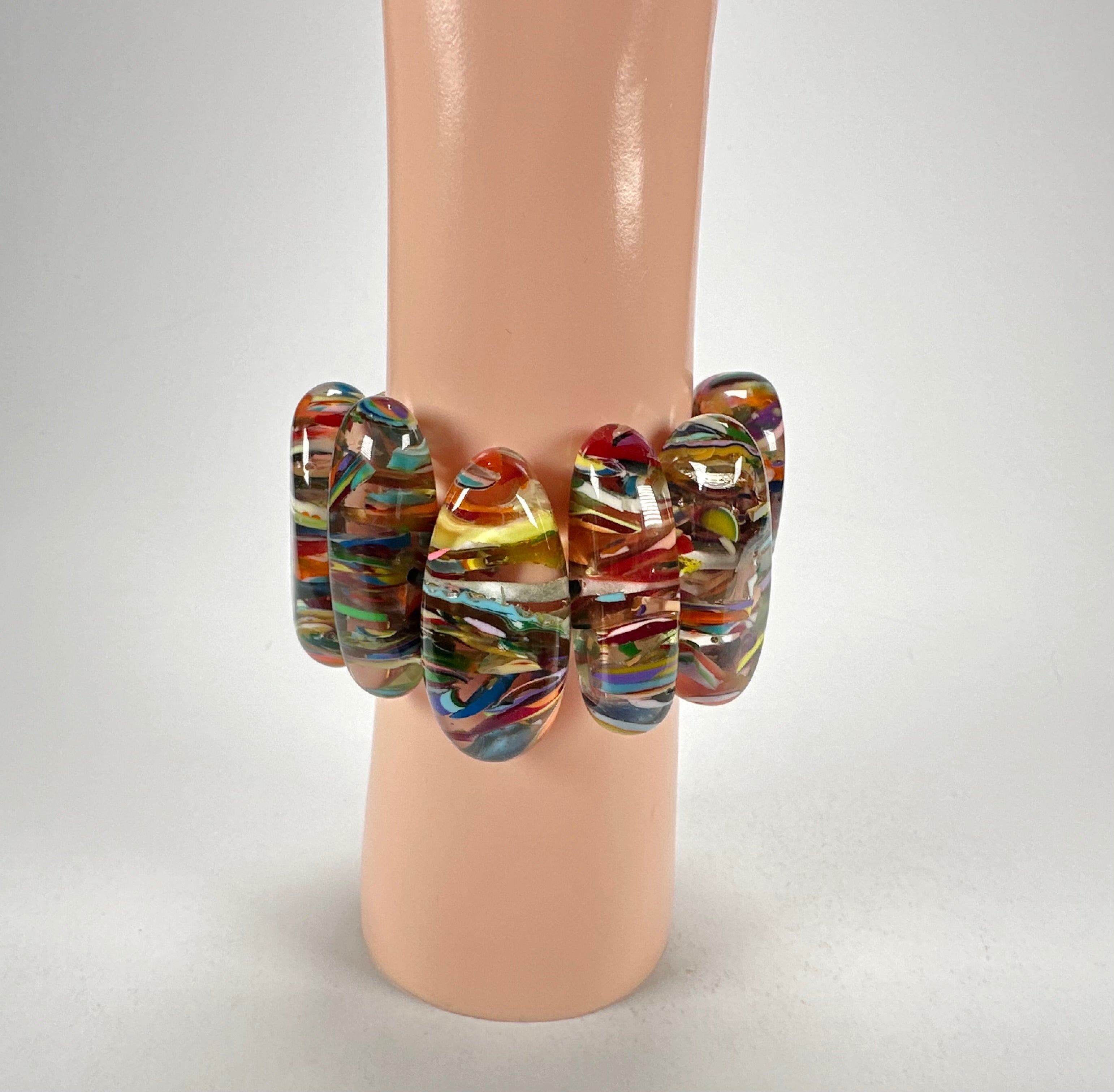 Sobral - Baru "Onda" Elasticated Resin Bracelet ( 005329 )