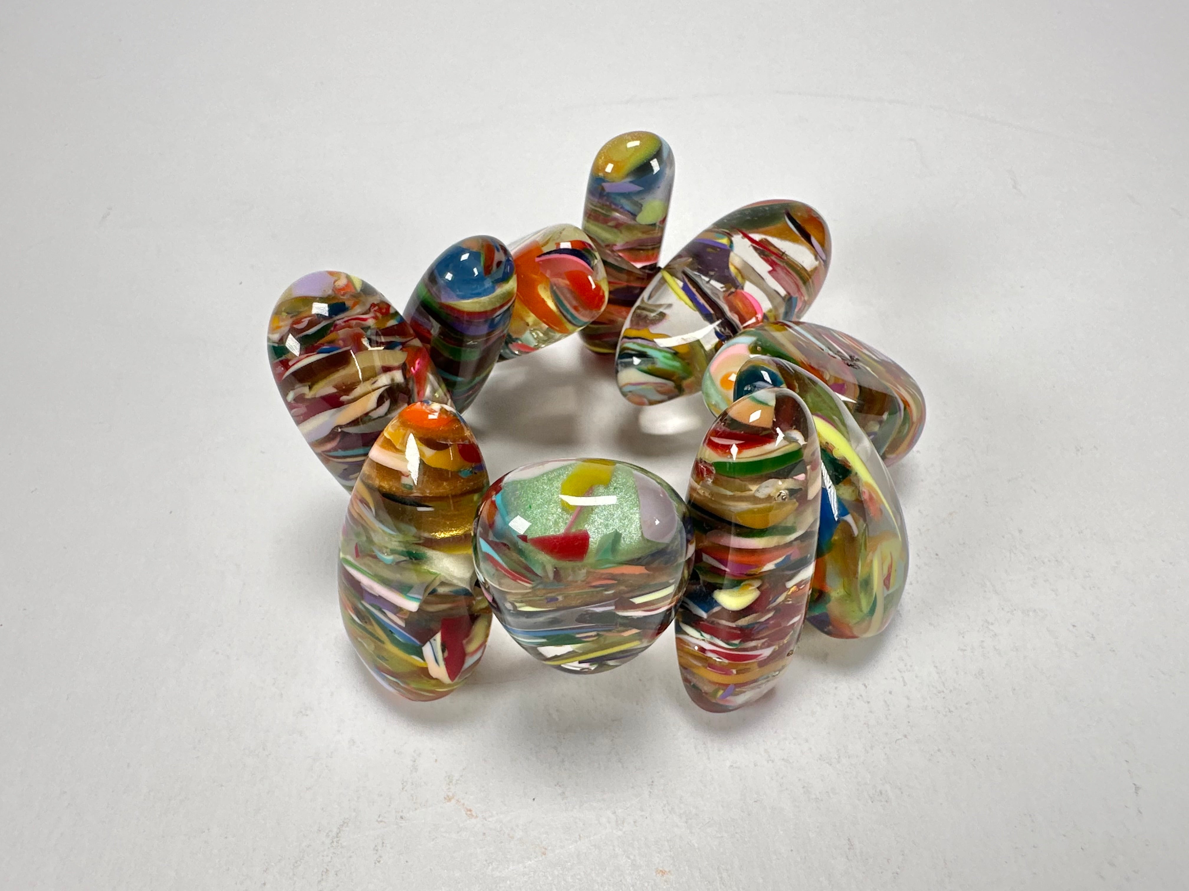 Sobral - Baru "Onda" Elasticated Resin Bracelet ( 005329 )