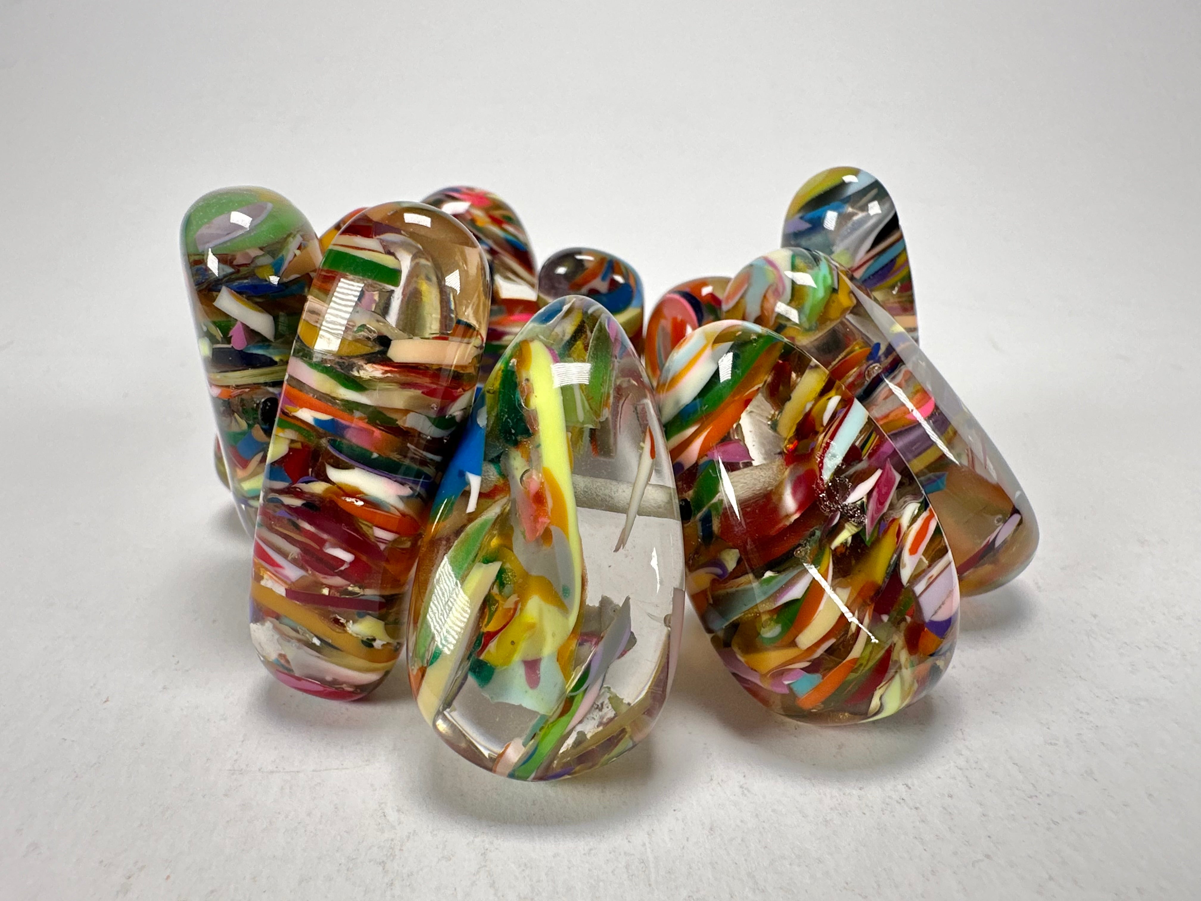 Sobral - Baru "Onda" Elasticated Resin Bracelet ( 005329 )