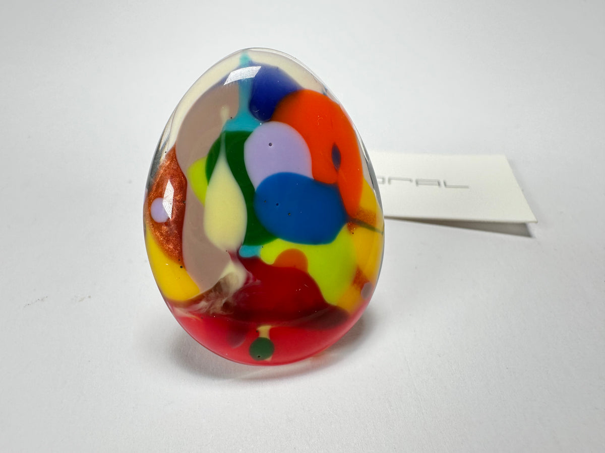 Sobral - Nuage "Poesia" Resin Ring ( 003597 ) - Size UK P / US 8