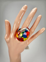 Sobral - Nuage "Poesia" Resin Ring ( 003597 ) - Size UK P / US 8
