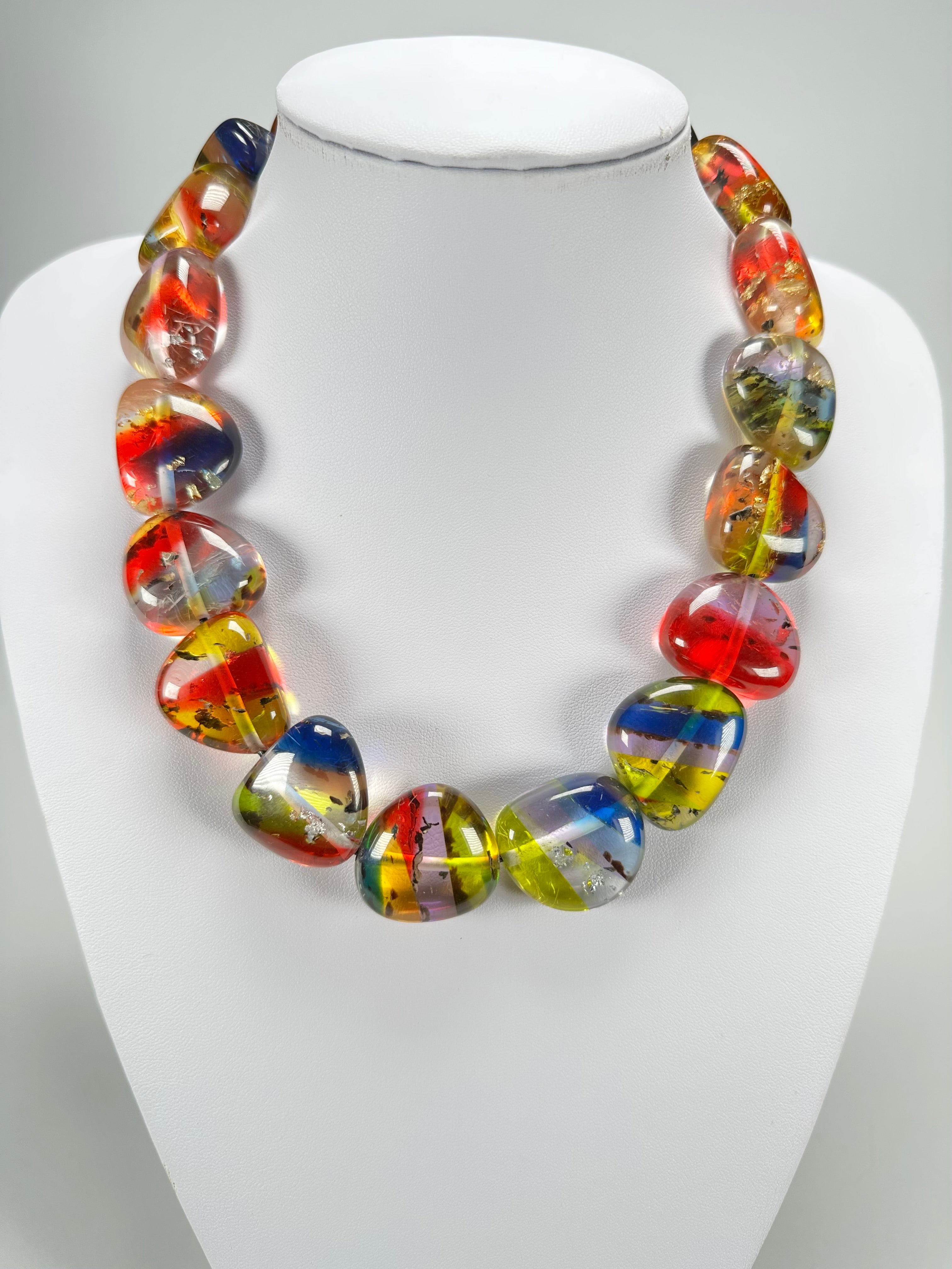 Sobral - Sobralita "Studio Pebbles" Resin Necklace ( 005224 )