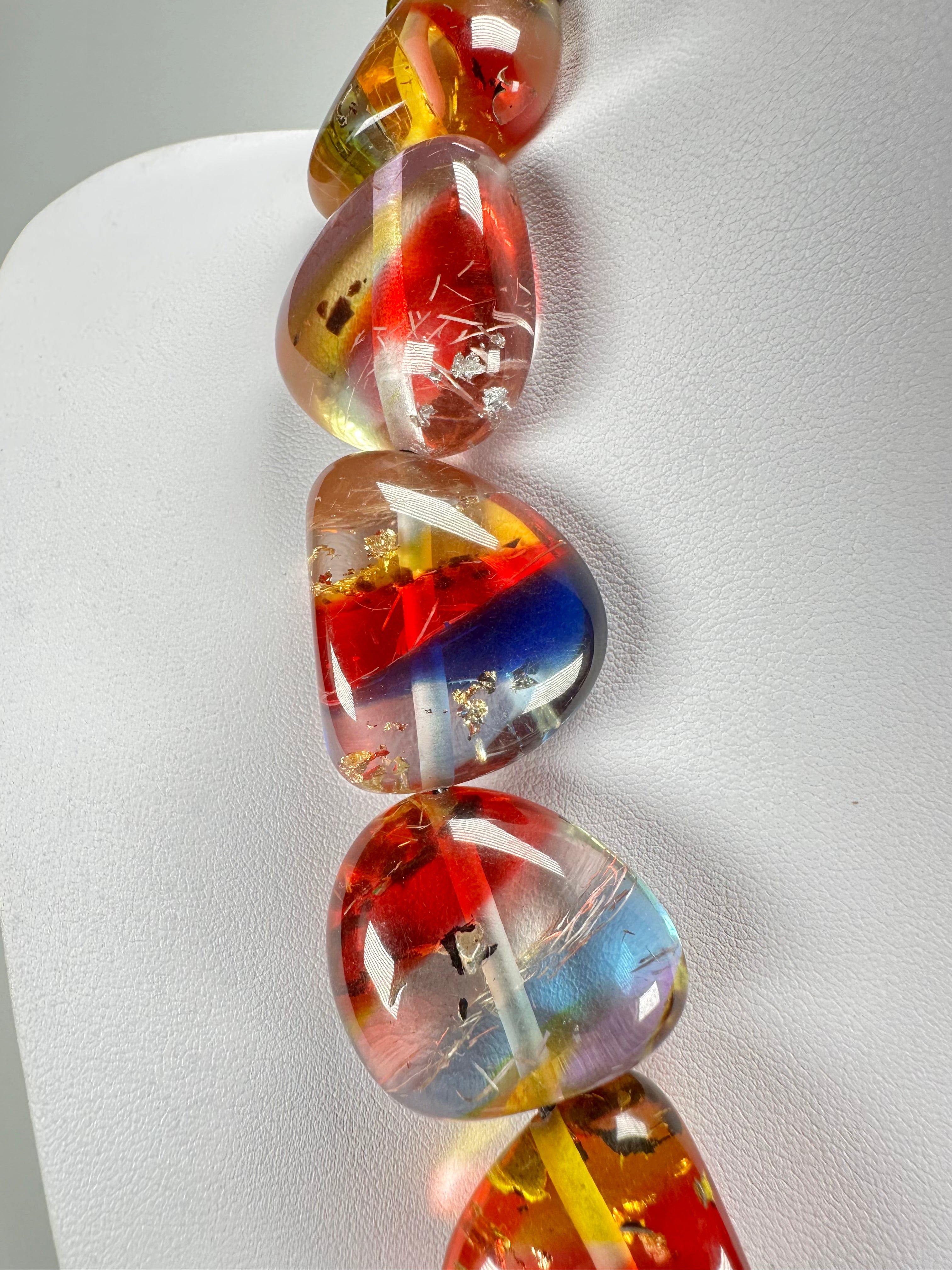 Sobral - Sobralita "Studio Pebbles" Resin Necklace ( 005224 )