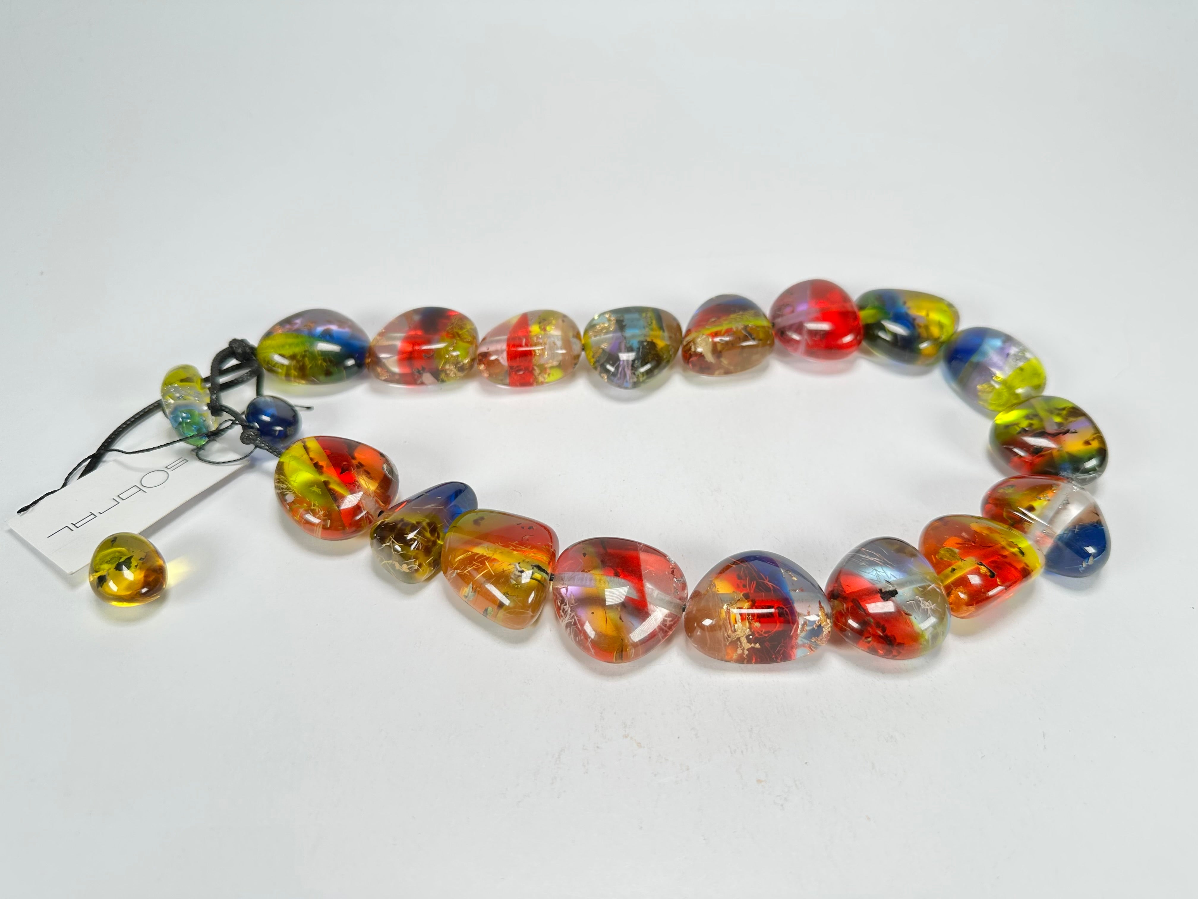 Sobral - Sobralita "Studio Pebbles" Resin Necklace ( 005224 )