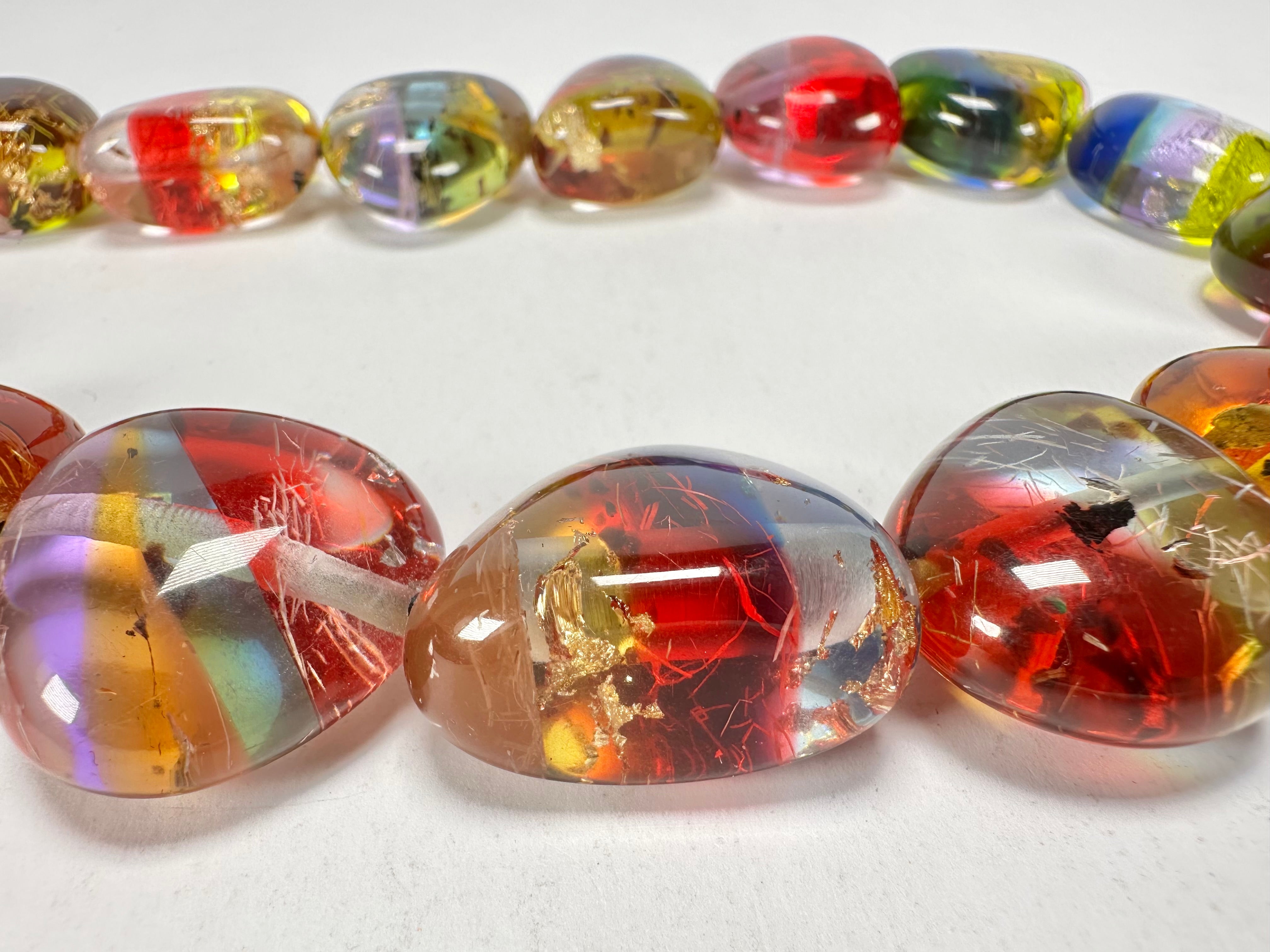 Sobral - Sobralita "Studio Pebbles" Resin Necklace ( 005224 )