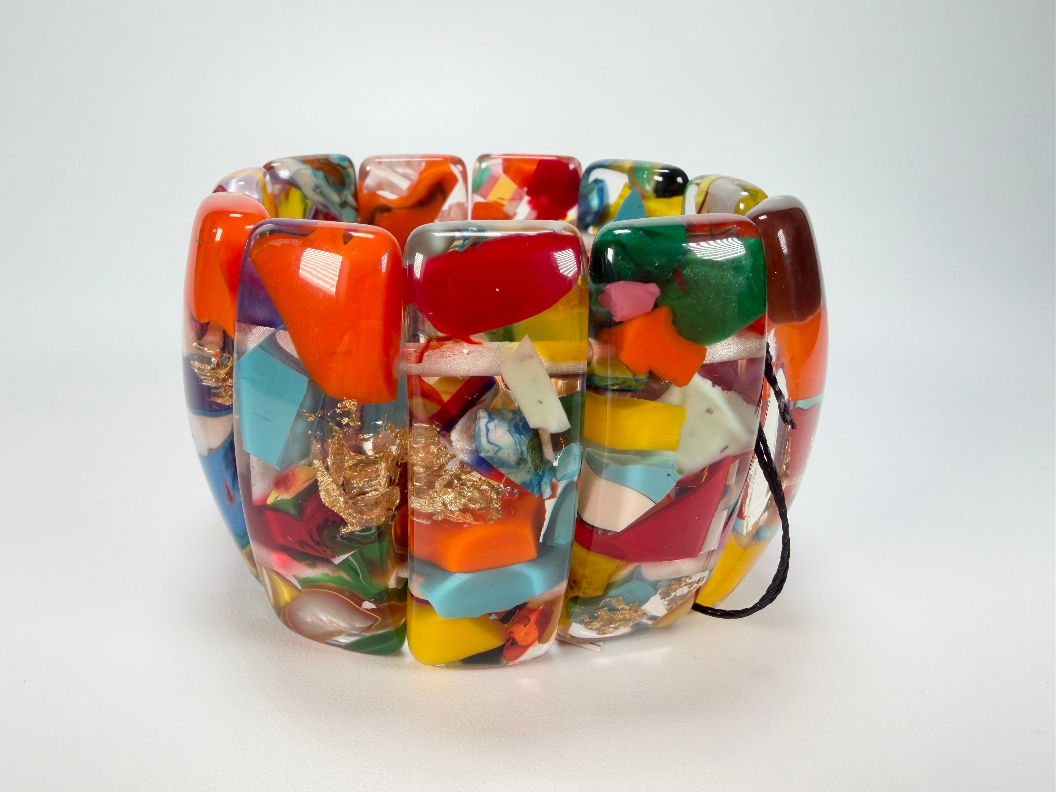 Sobral - Past Present "Sao Conrado" Elasticated Resin Bracelet ( 003283 )