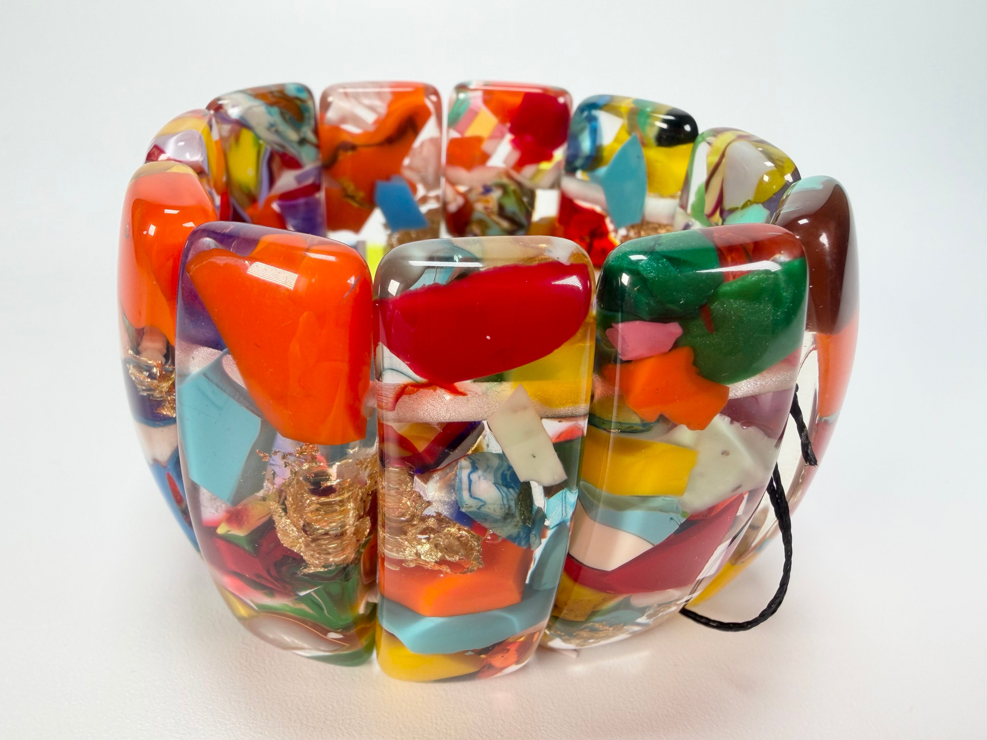 Sobral - Past Present "Sao Conrado" Elasticated Resin Bracelet ( 003283 )
