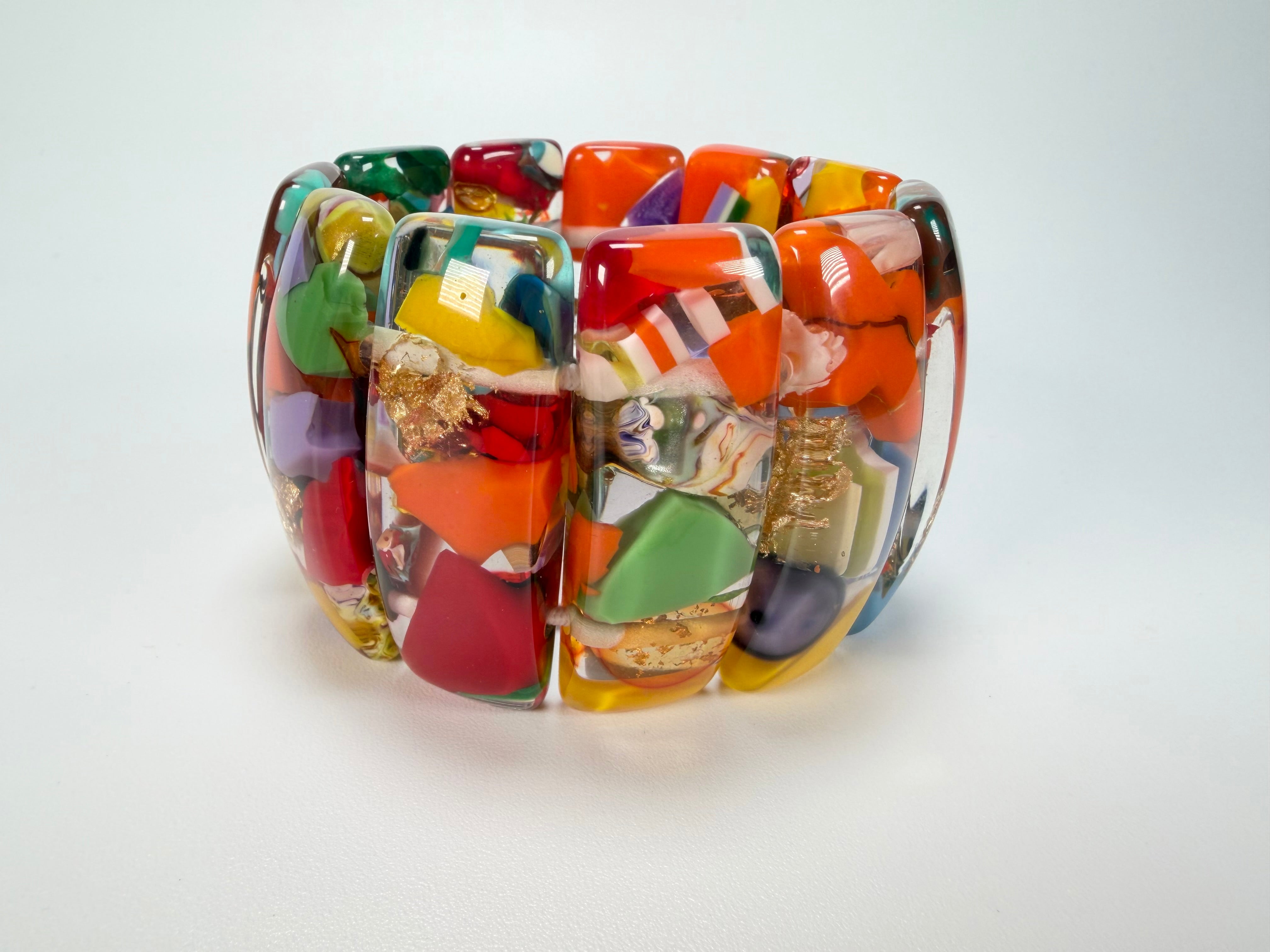 Sobral - Past Present "Sao Conrado" Elasticated Resin Bracelet ( 003283 )