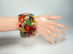 Sobral - Past Present "Sao Conrado" Elasticated Resin Bracelet ( 003283 )