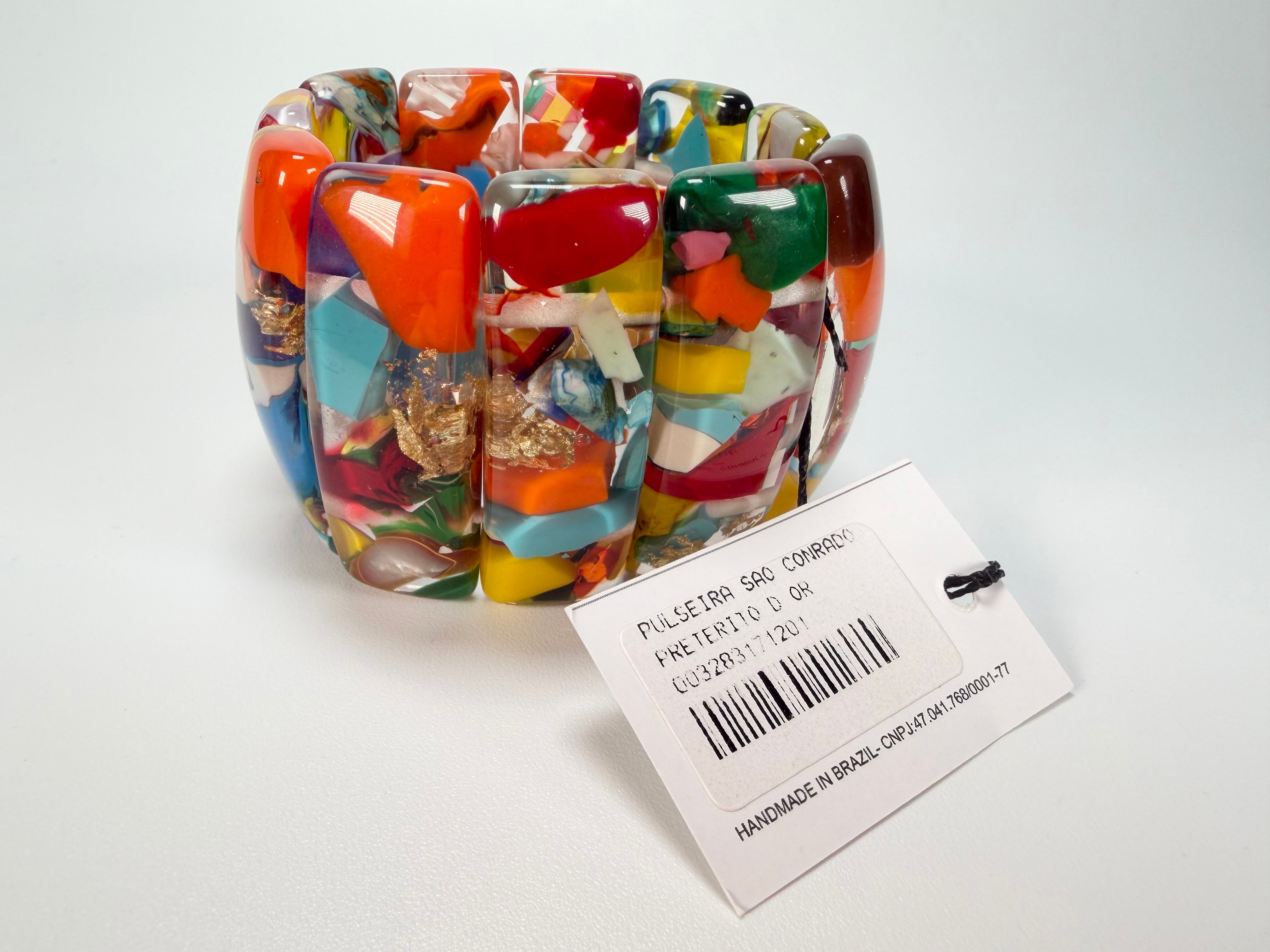 Sobral - Past Present "Sao Conrado" Elasticated Resin Bracelet ( 003283 )