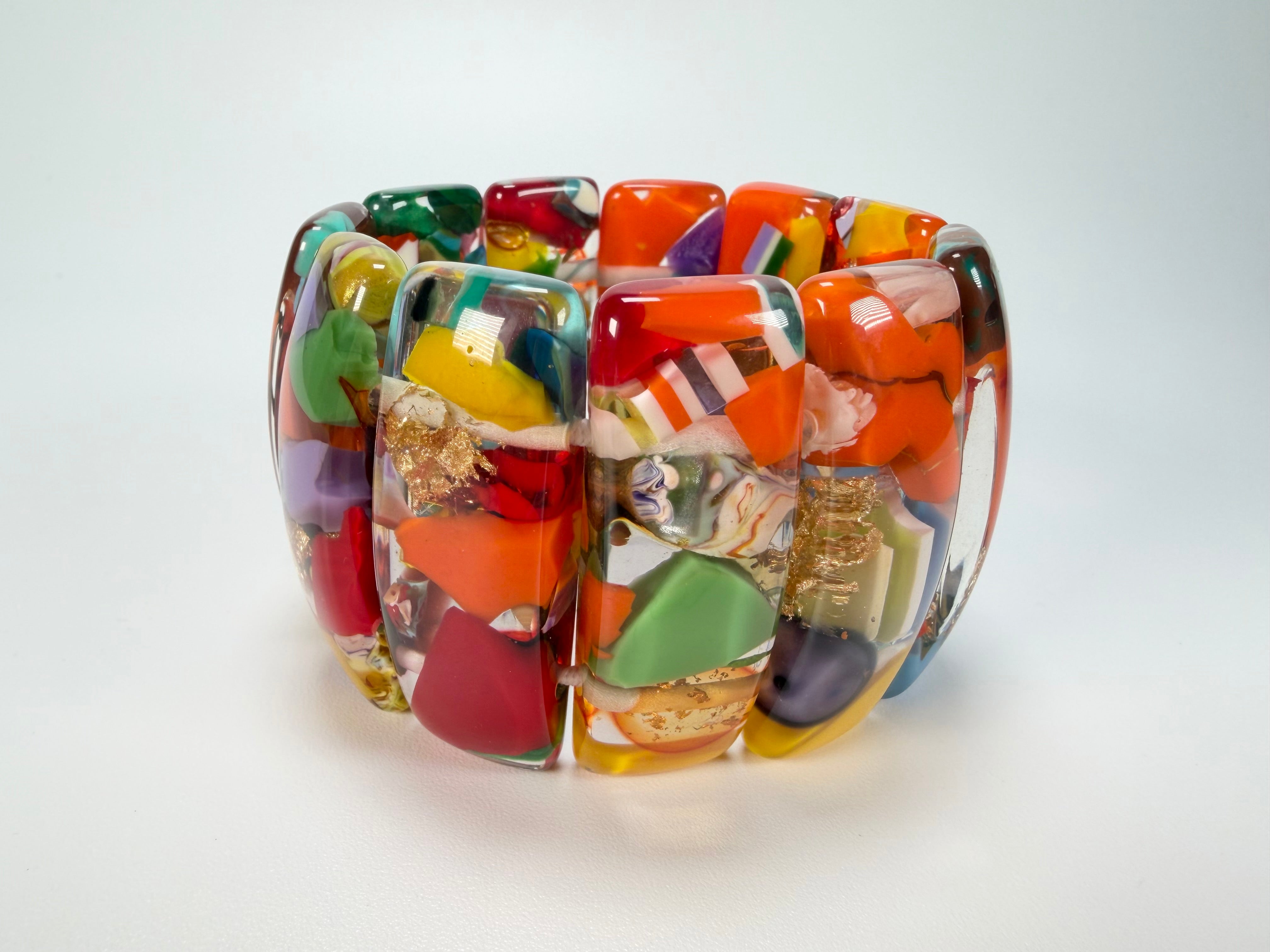 Sobral - Past Present "Sao Conrado" Elasticated Resin Bracelet ( 003283 )