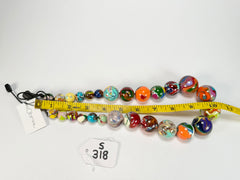Sobral - Planets "Jupiter" Pollock Resin Necklace ( 005453 )