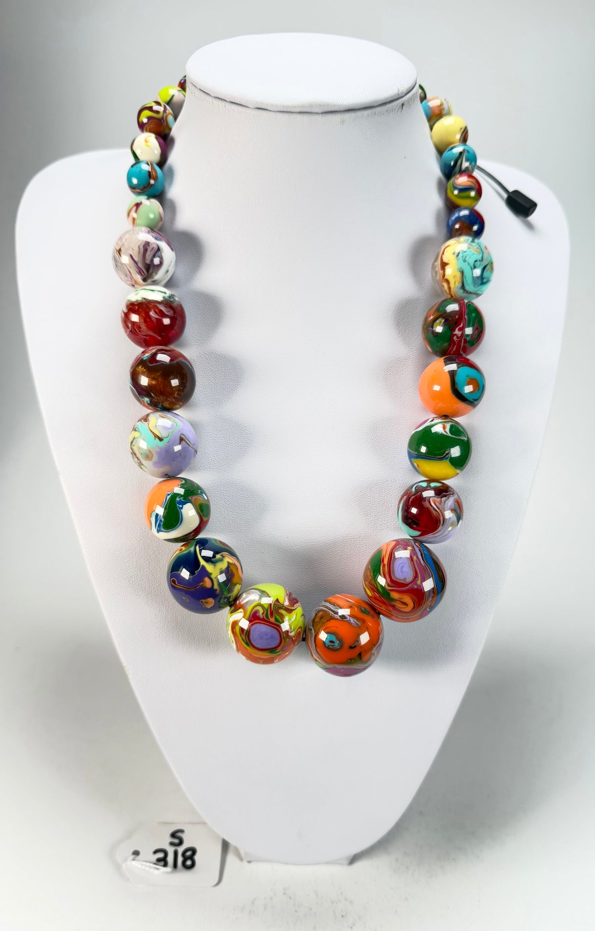 Sobral - Planets "Jupiter" Pollock Resin Necklace ( 005453 )