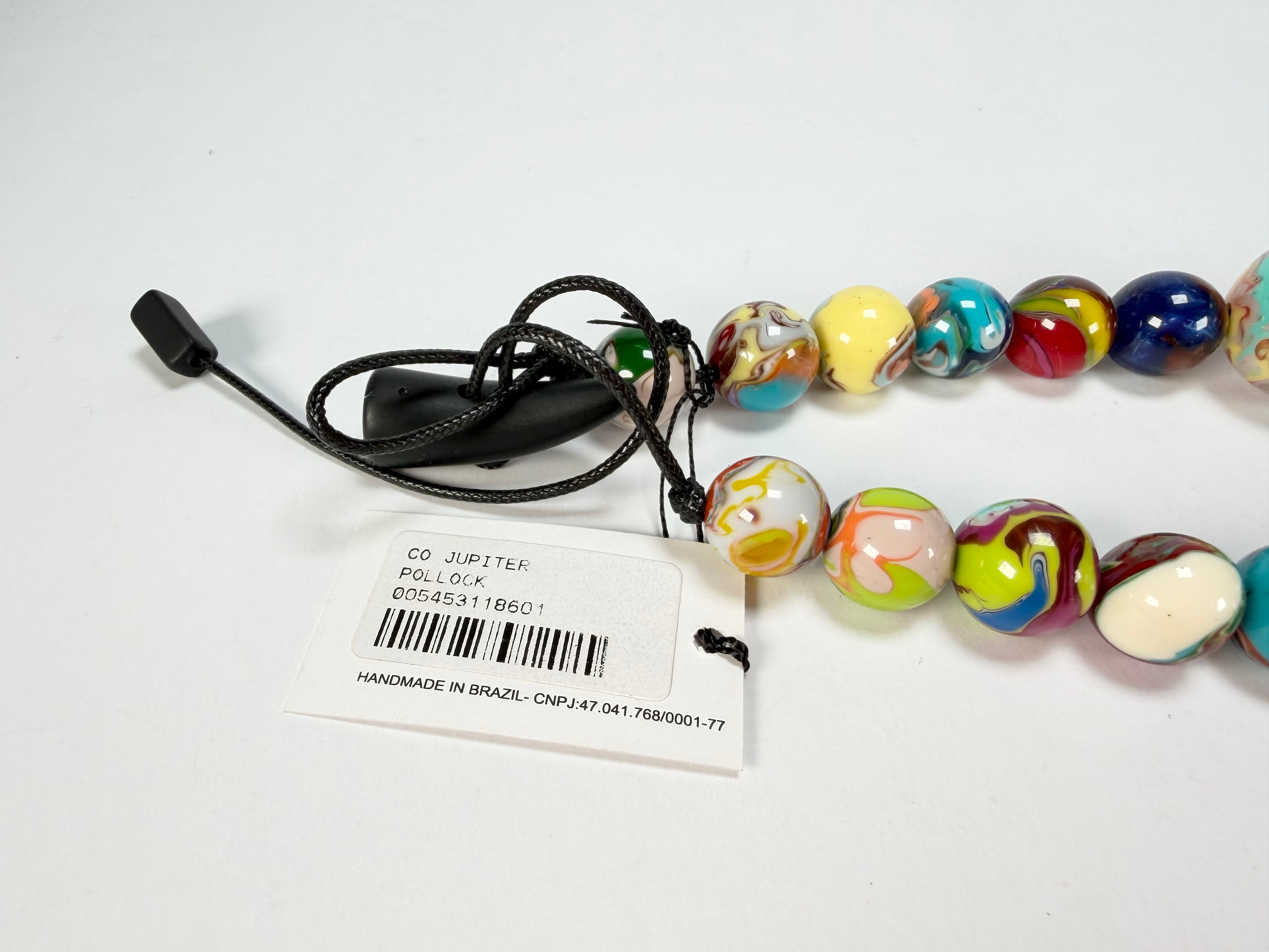 Sobral - Planets "Jupiter" Pollock Resin Necklace ( 005453 )