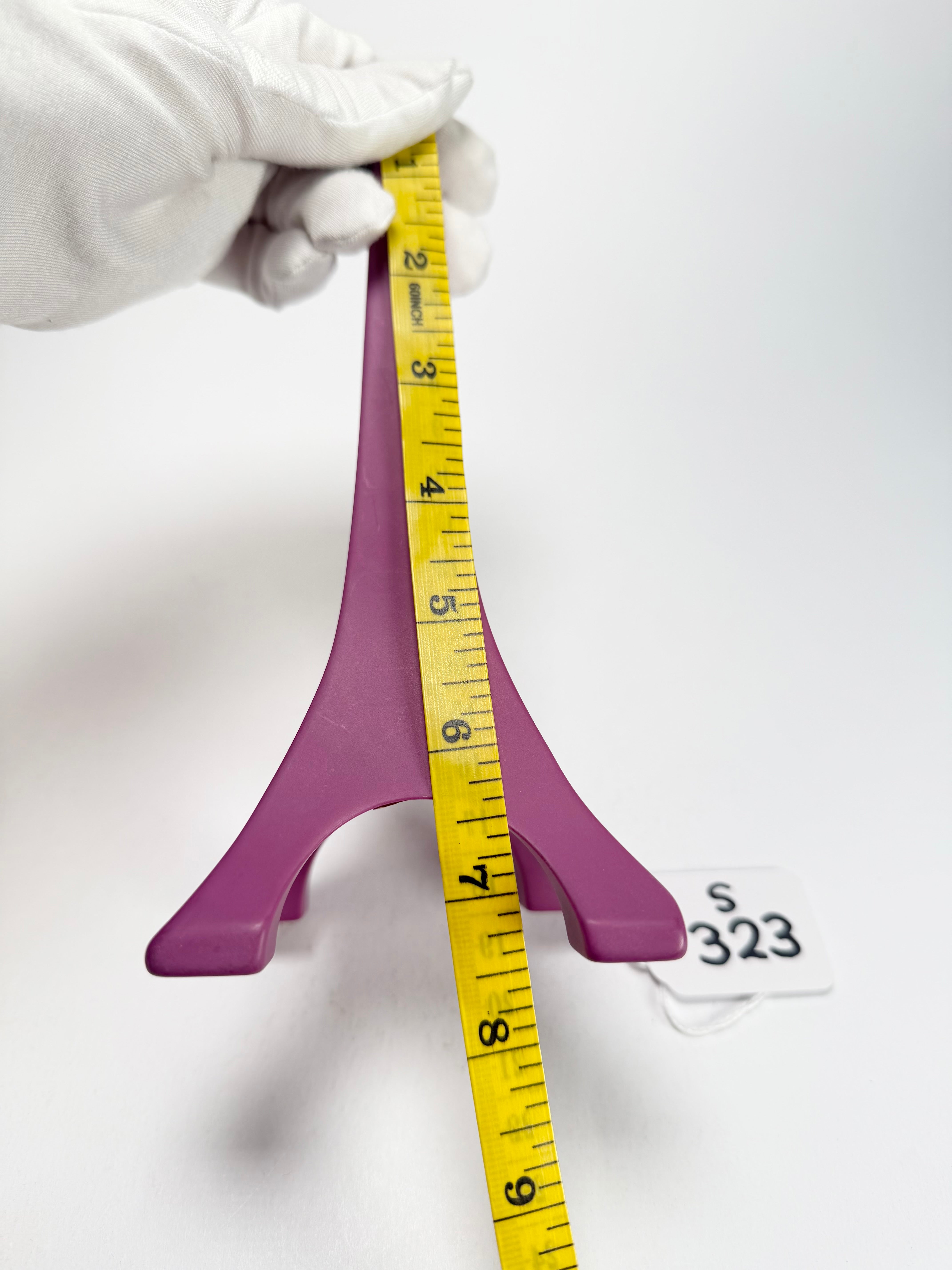 Sobral - Landmark "Eiffel Tower" Purple Large 18cm Statue Ornament ( 000000 )