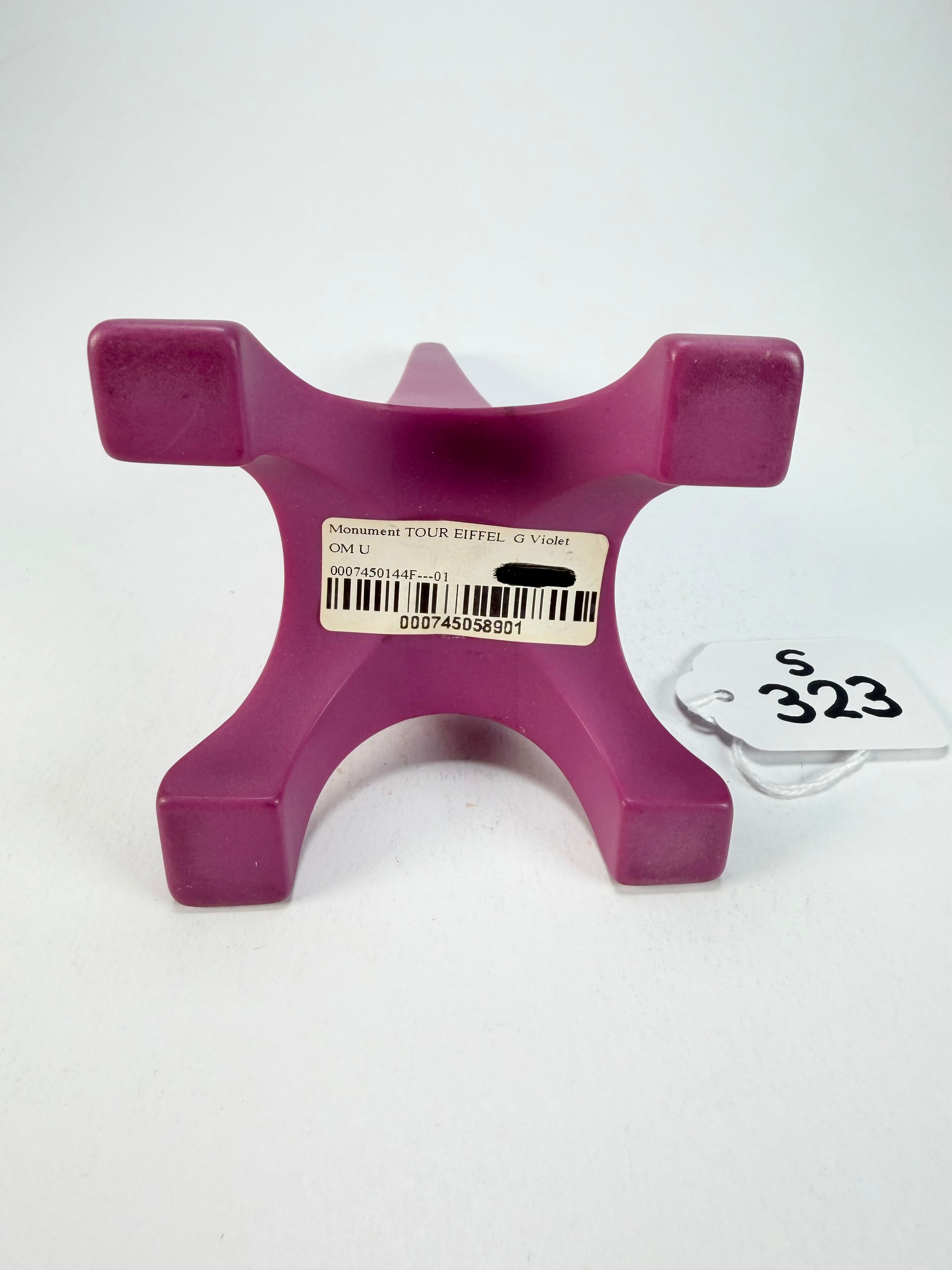 Sobral - Landmark "Eiffel Tower" Purple Large 18cm Statue Ornament ( 000000 )