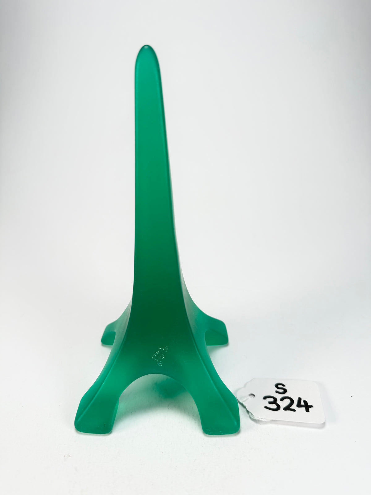 Sobral - Landmark "Eiffel Tower" Green Frost Large 18cm Statue Ornament ( 000745 )