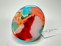 Sobral - Multi-Colour "Munique" K.Polido Resin Ring ( 005145 ) - Size UK N / US 6.5