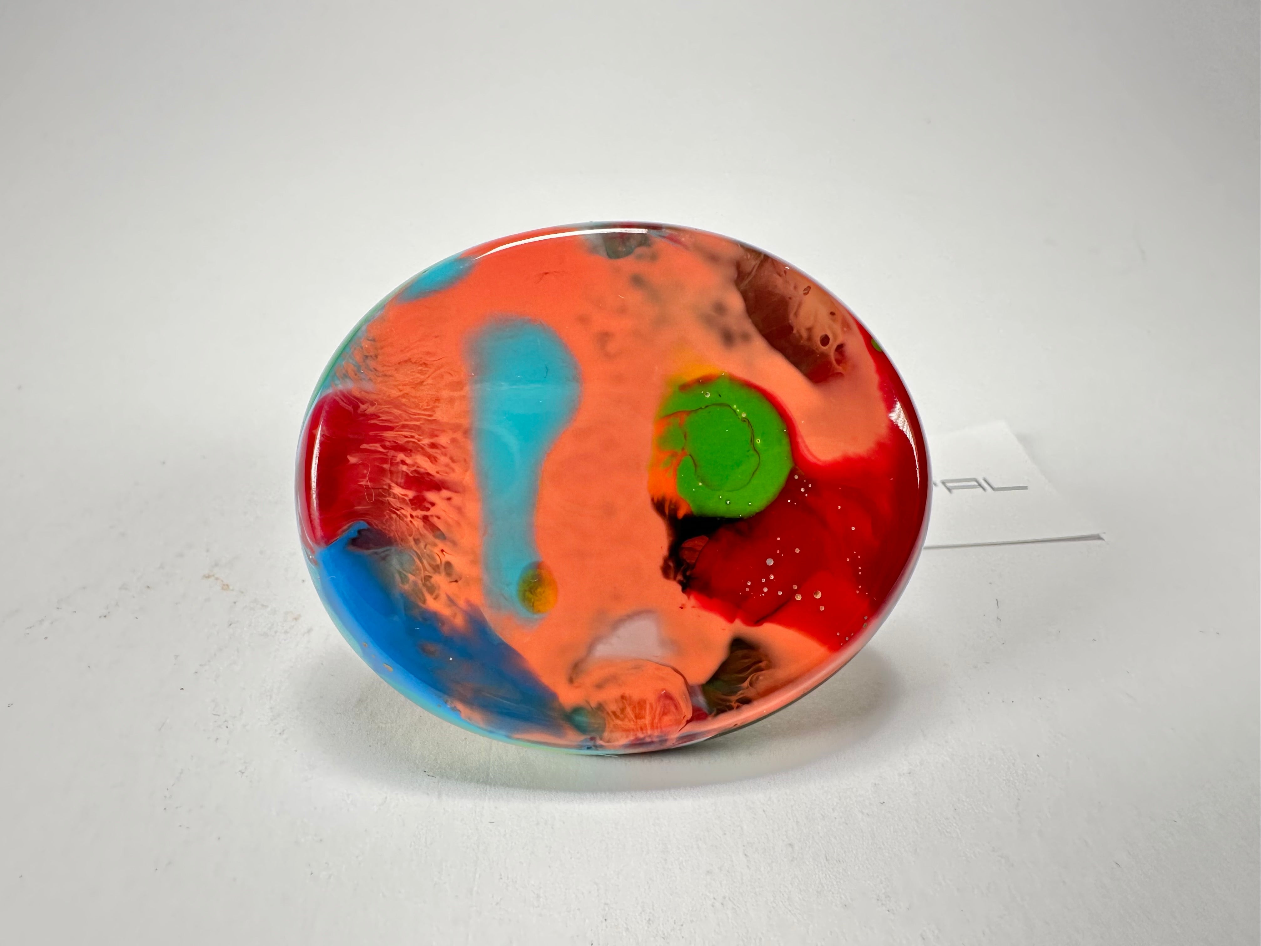 Sobral - Multi-Colour "Munique" K.Polido Resin Ring ( 005145 ) - Size UK N / US 6.5