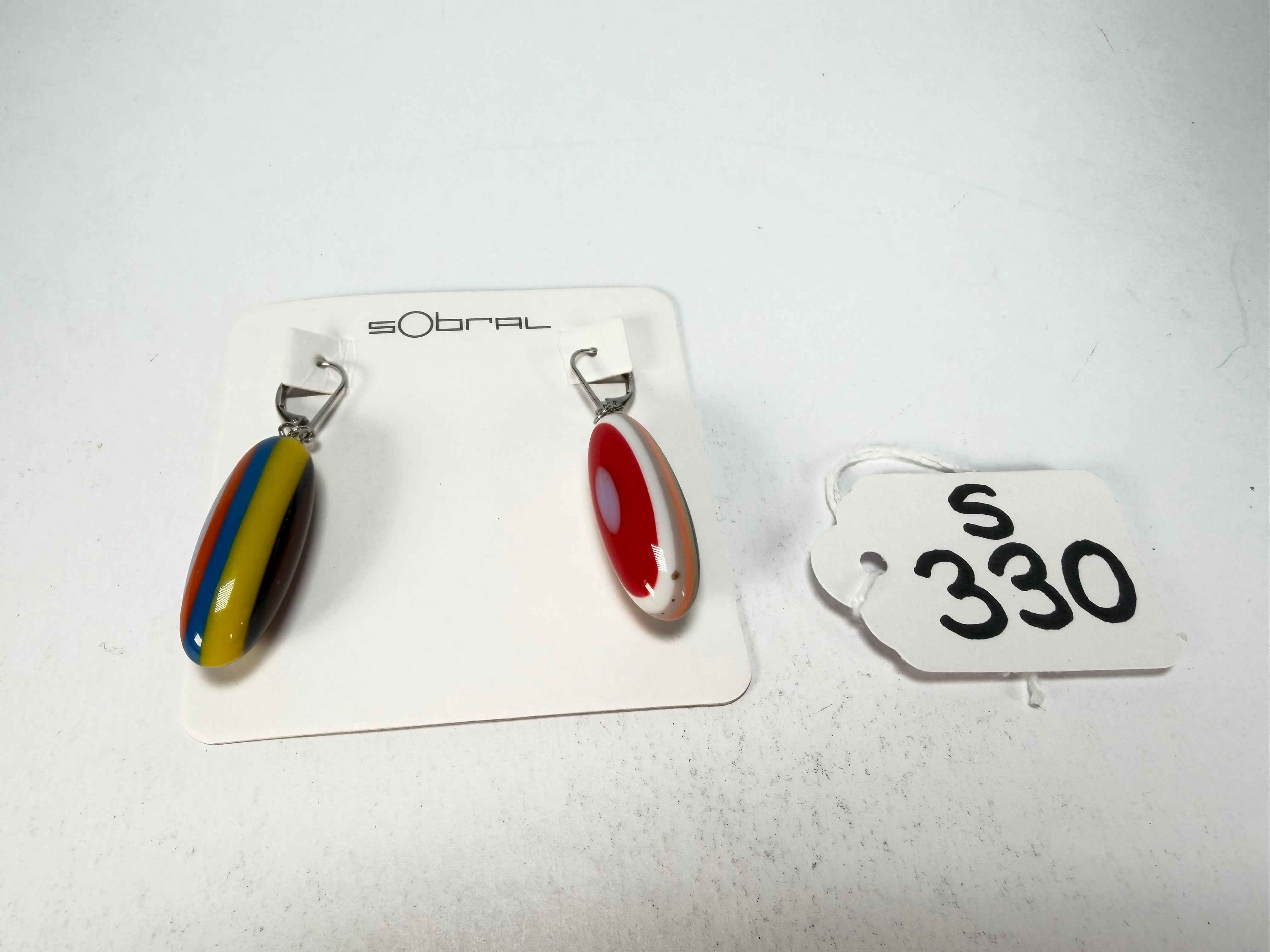 Sobral - Pop Art "Andy" Resin Earrings ( 005468 )