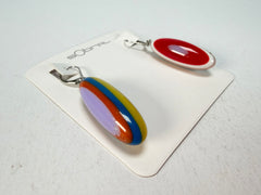 Sobral - Pop Art "Andy" Resin Earrings ( 005468 )