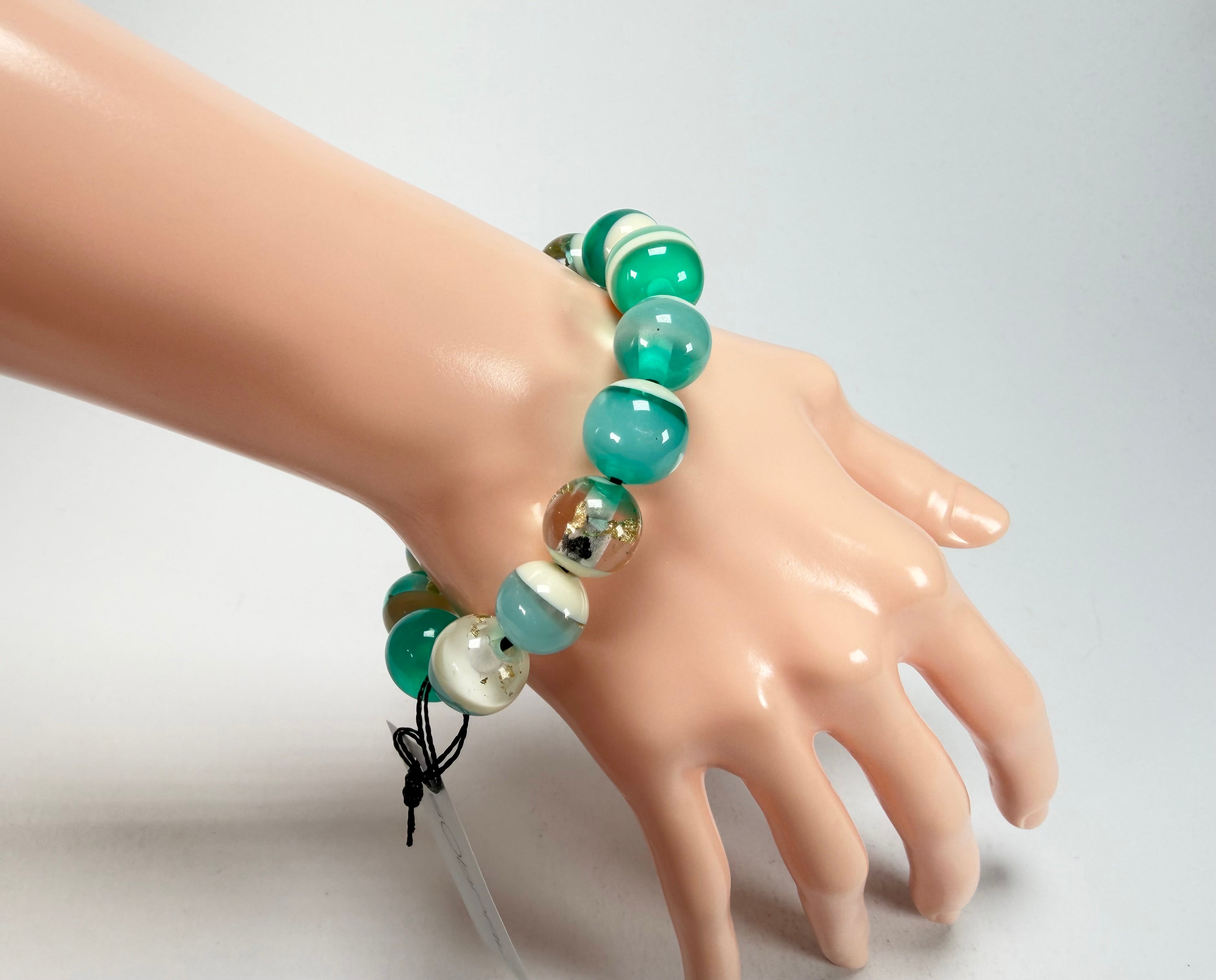 Sobral - Planets "Orbitalis" Neptune Elasticated Resin Bracelet ( 005454 )