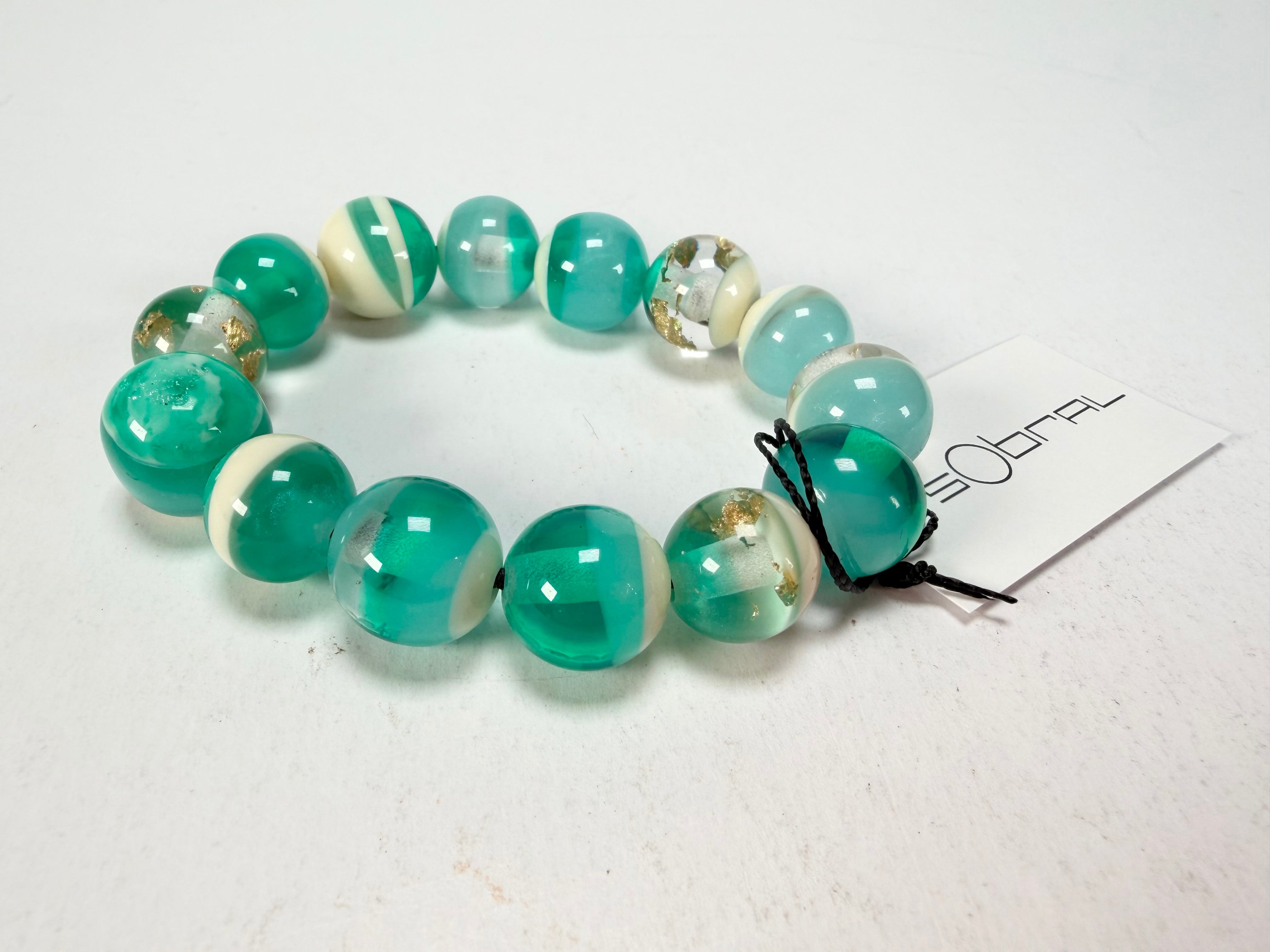 Sobral - Planets "Orbitalis" Neptune Elasticated Resin Bracelet ( 005454 )