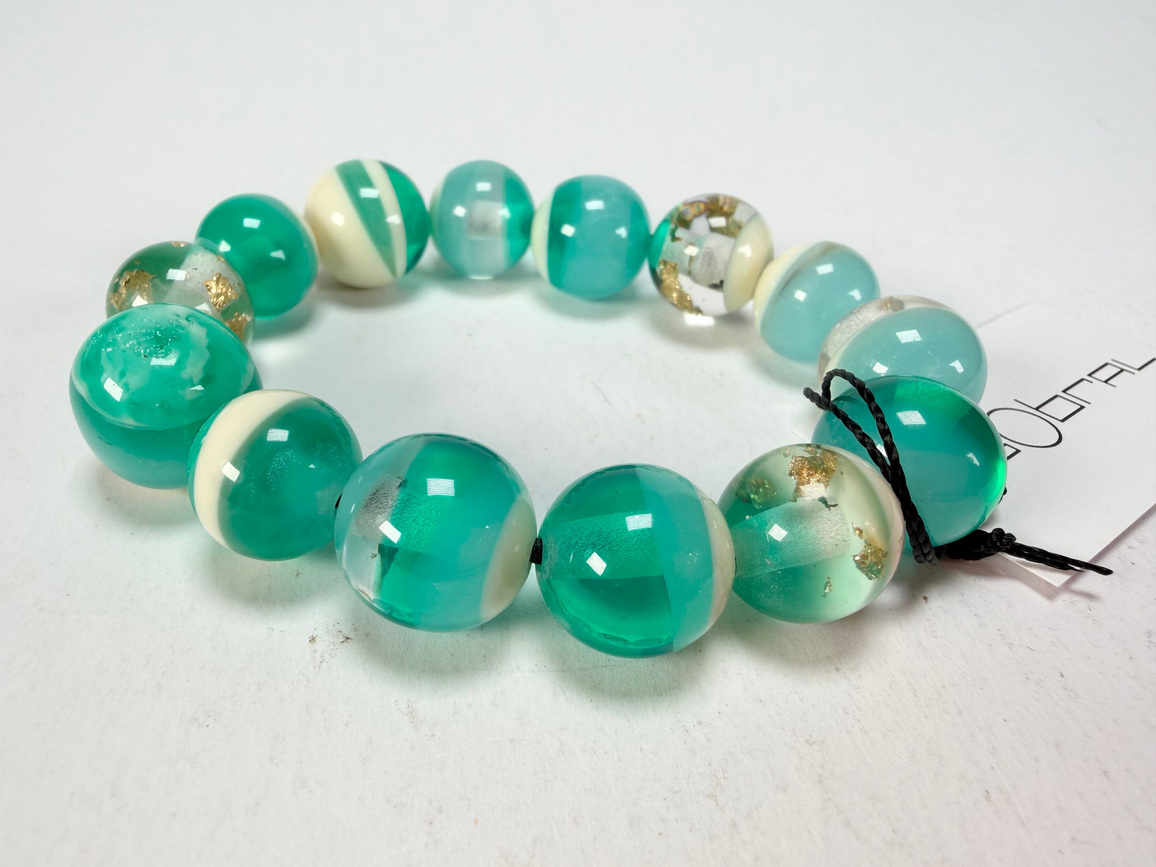 Sobral - Planets "Orbitalis" Neptune Elasticated Resin Bracelet ( 005454 )