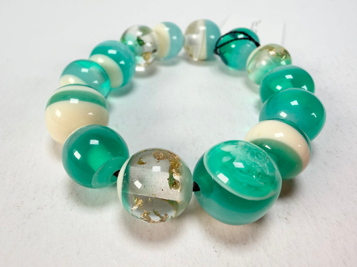 Sobral - Planets "Orbitalis" Neptune Elasticated Resin Bracelet ( 005454 )