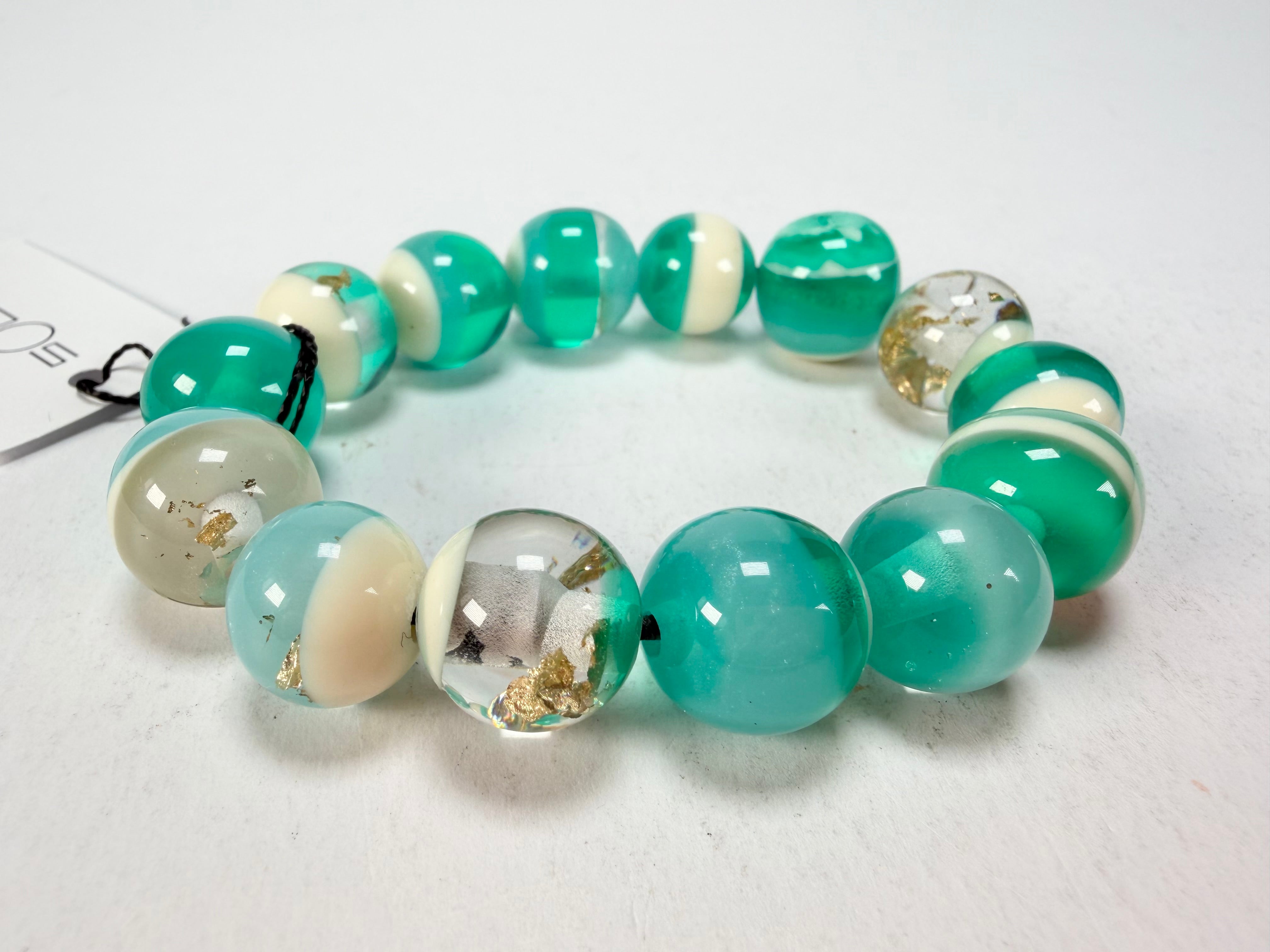 Sobral - Planets "Orbitalis" Neptune Elasticated Resin Bracelet ( 005454 )