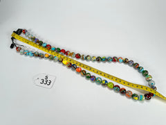 Sobral - Planets "Saturno" Pollock Resin Necklace ( 005451 )
