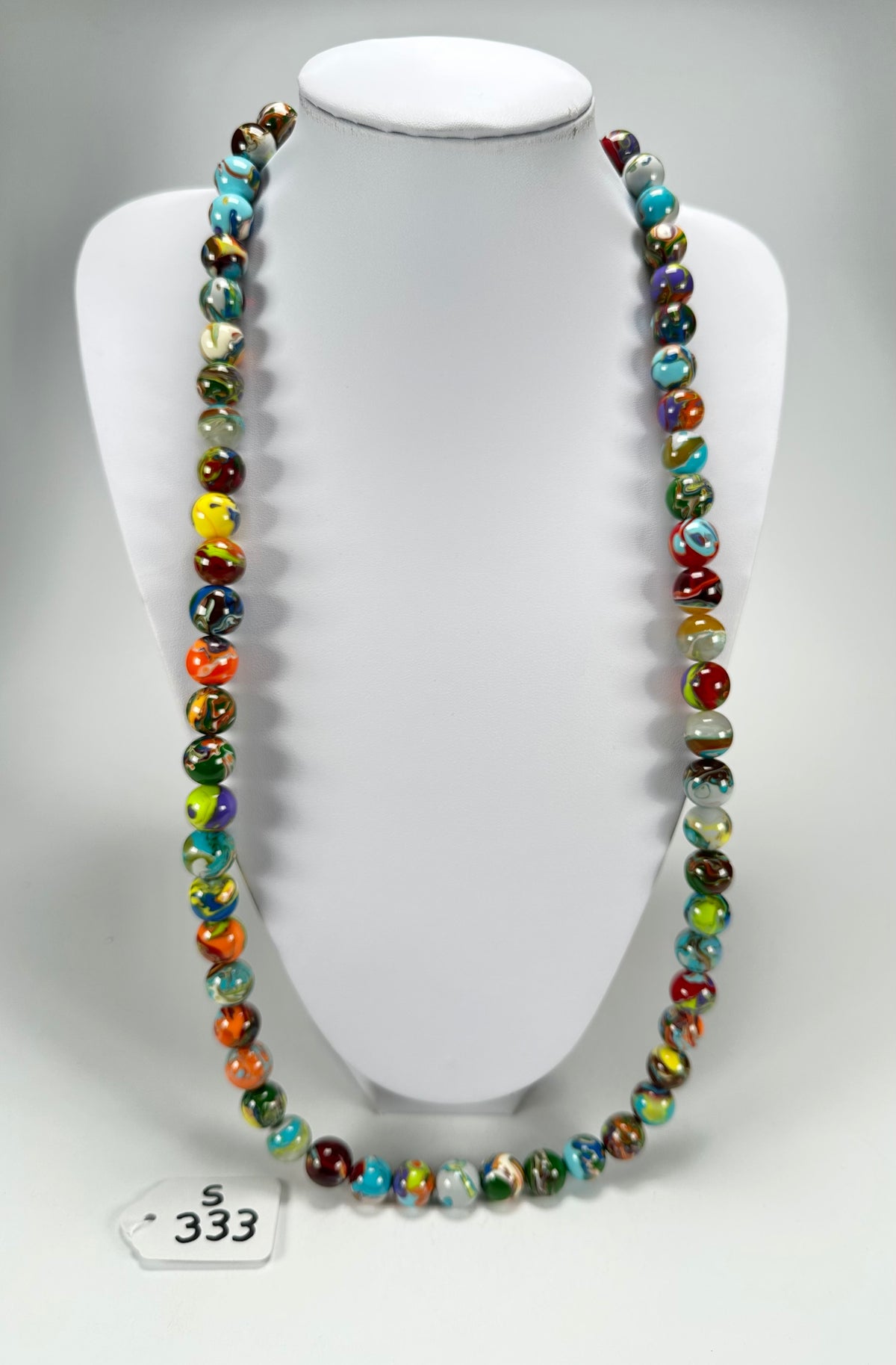 Sobral - Planets "Saturno" Pollock Resin Necklace ( 005451 )