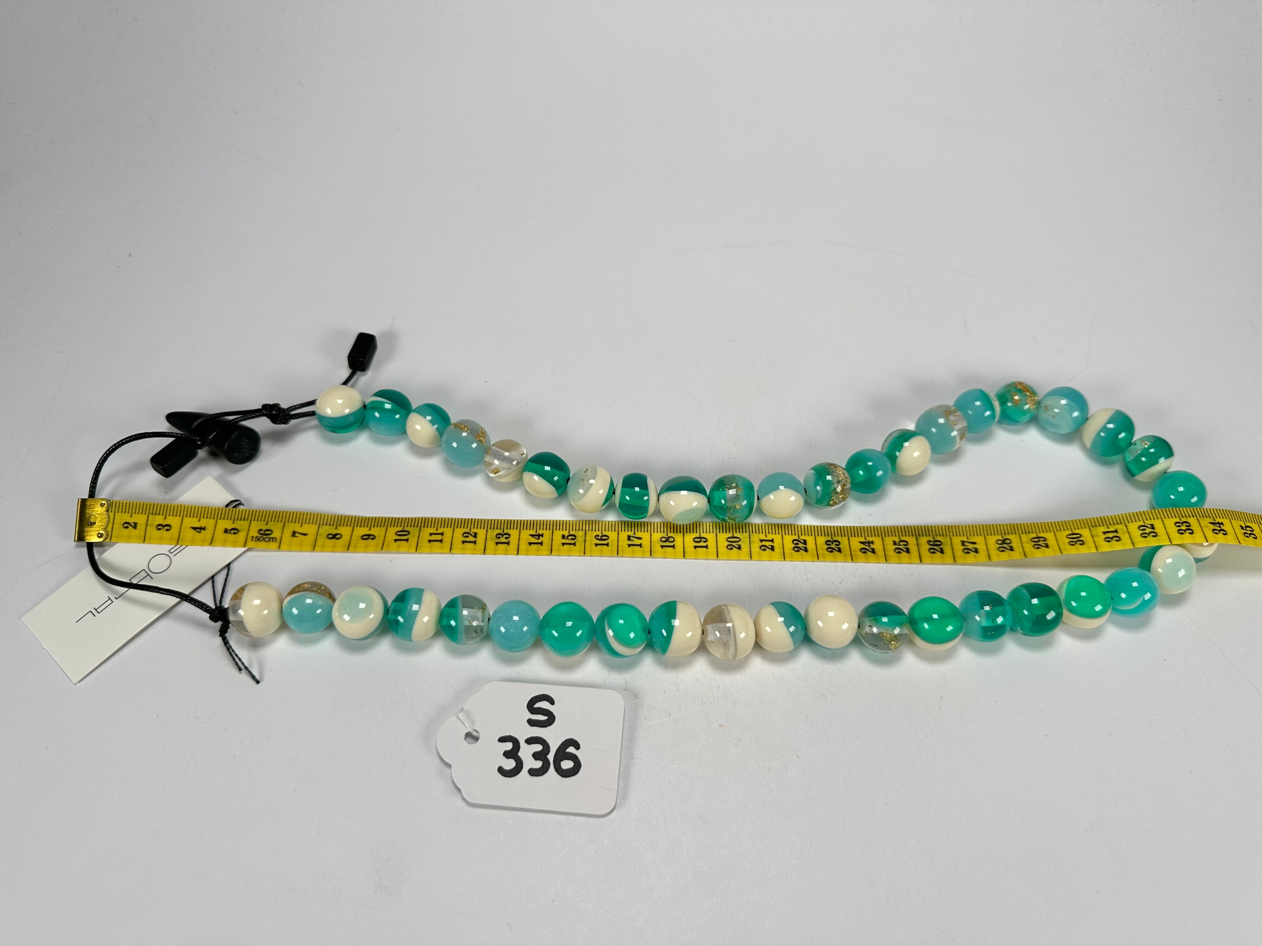 Sobral - Planets "Urano" Neptune Resin Necklace ( 005452 )