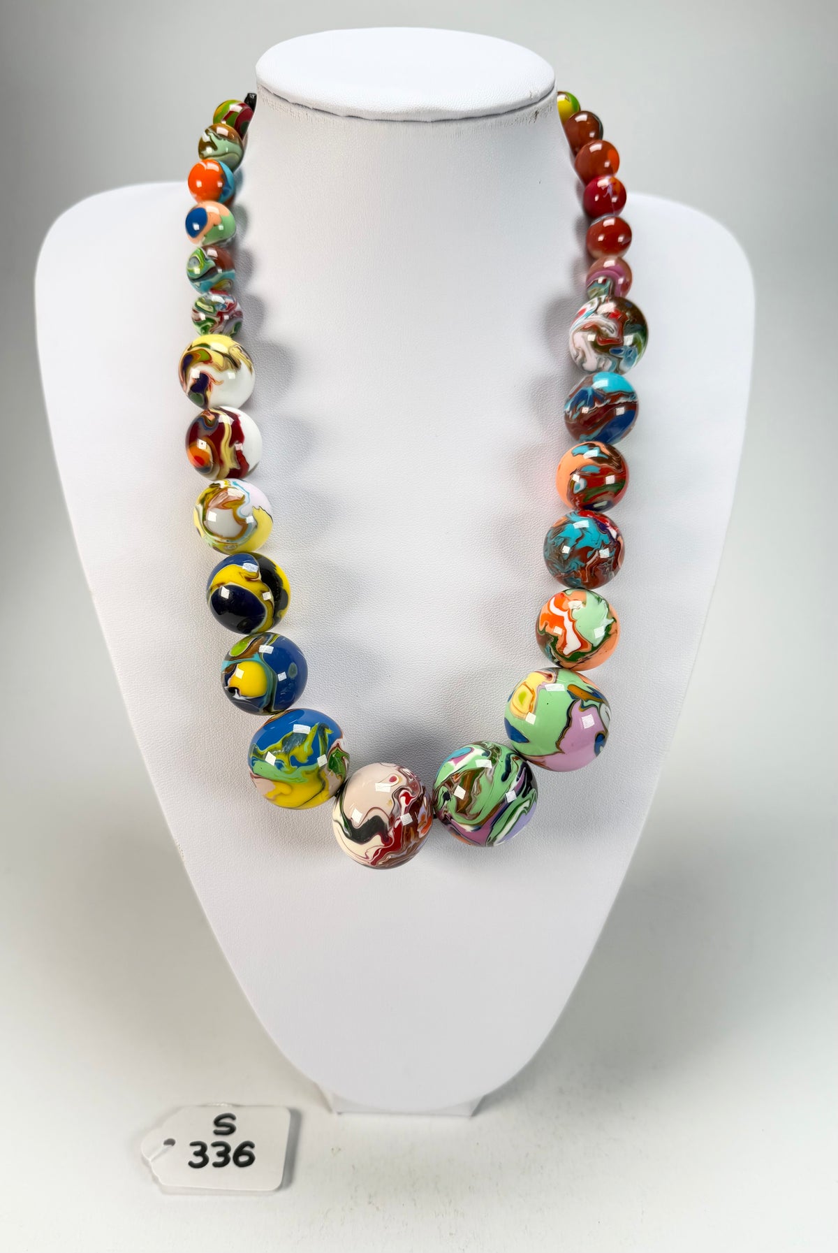Sobral - Planets "Jupiter" Pollock Resin Necklace ( 005453 )