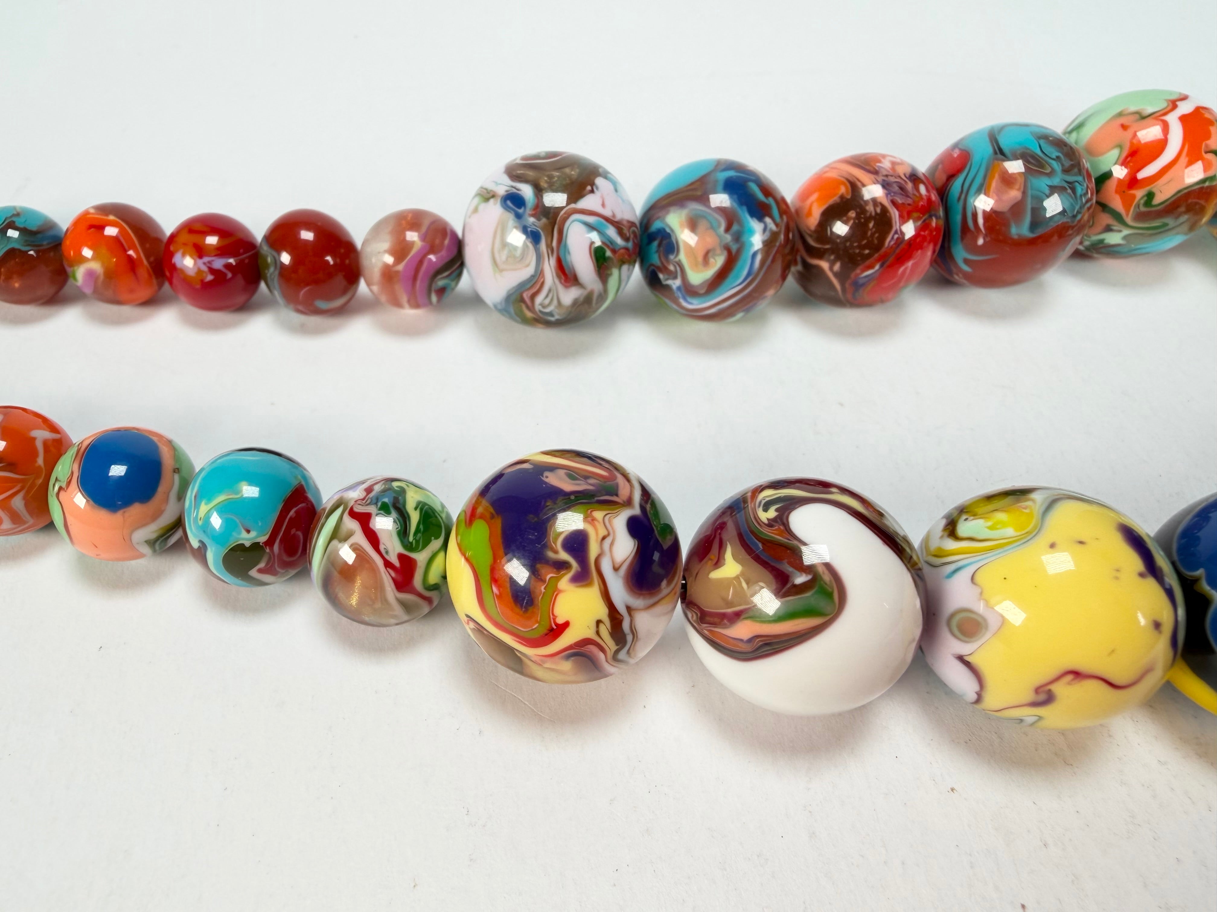 Sobral - Planets "Jupiter" Pollock Resin Necklace ( 005453 )
