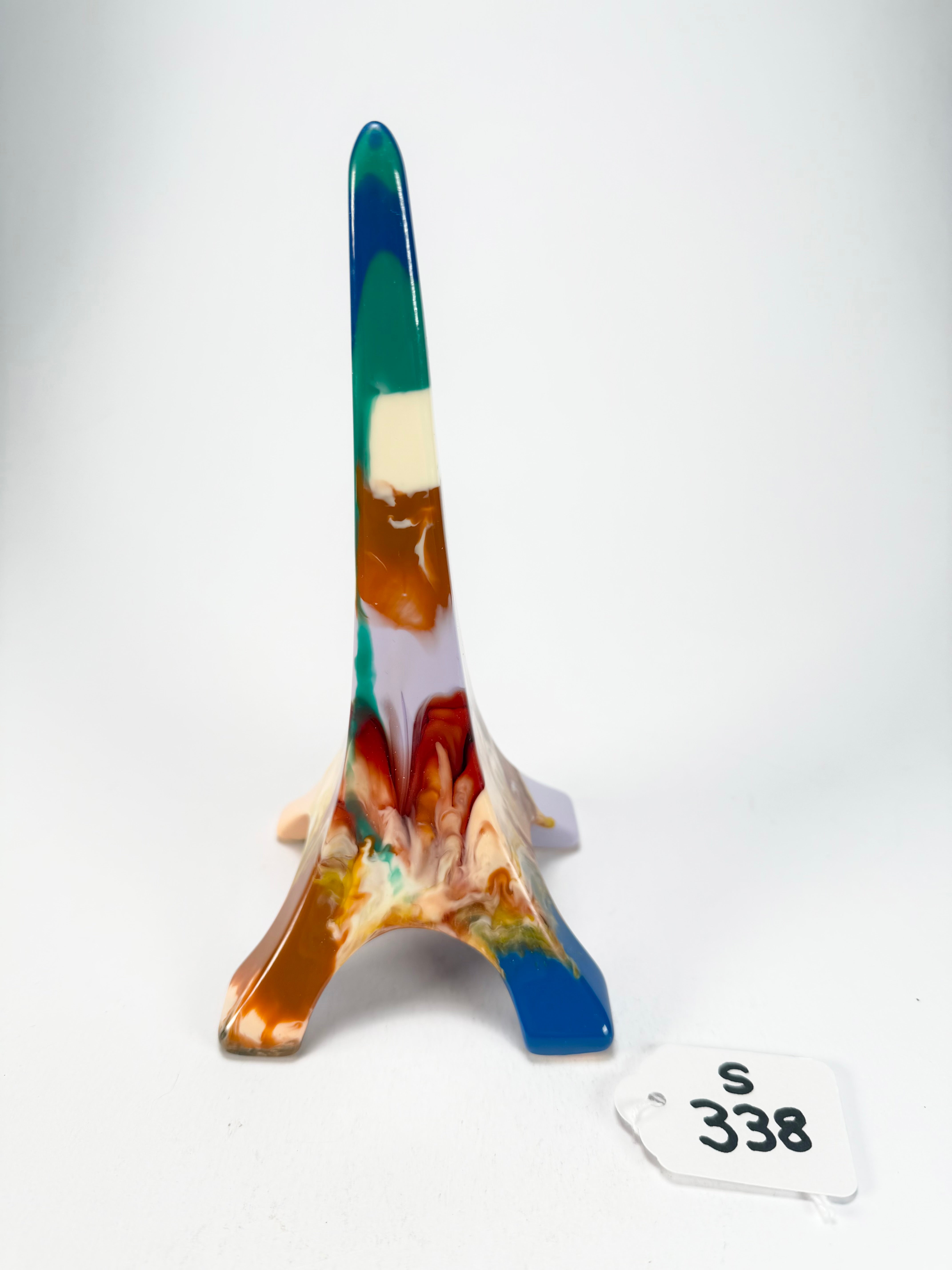 Sobral - Landmark "Eiffel Tower" Multi-Colour Pollock Large 18cm Statue Ornament ( 004426 )